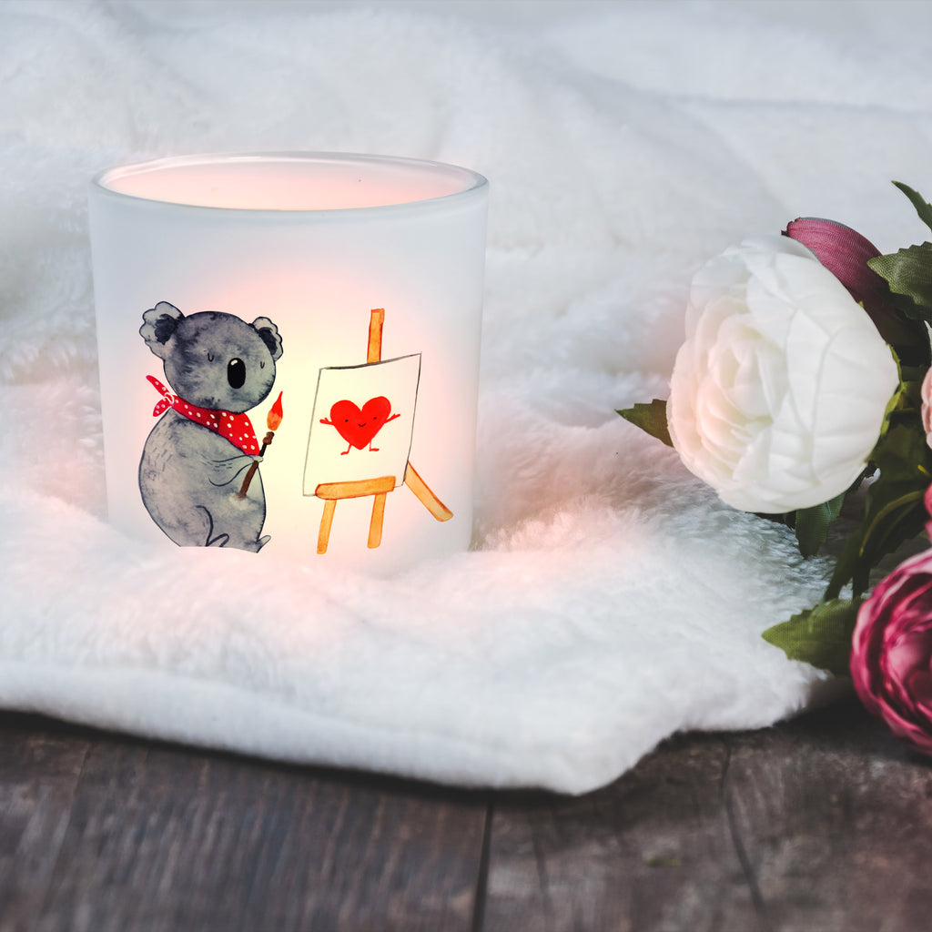 Windlicht Koala Künstler Windlicht Glas, Teelichtglas, Teelichthalter, Teelichter, Kerzenglas, Windlicht Kerze, Kerzenlicht, Glas Windlicht, Windlicht Zur Hochzeit, Windlicht Deko, Windlicht Hochzeit, Teelichtgläser, Windlicht Dekorieren, Koala, Koalabär, Liebe, Liebensbeweis, Liebesgeschenk, Gefühle, Künstler, zeichnen