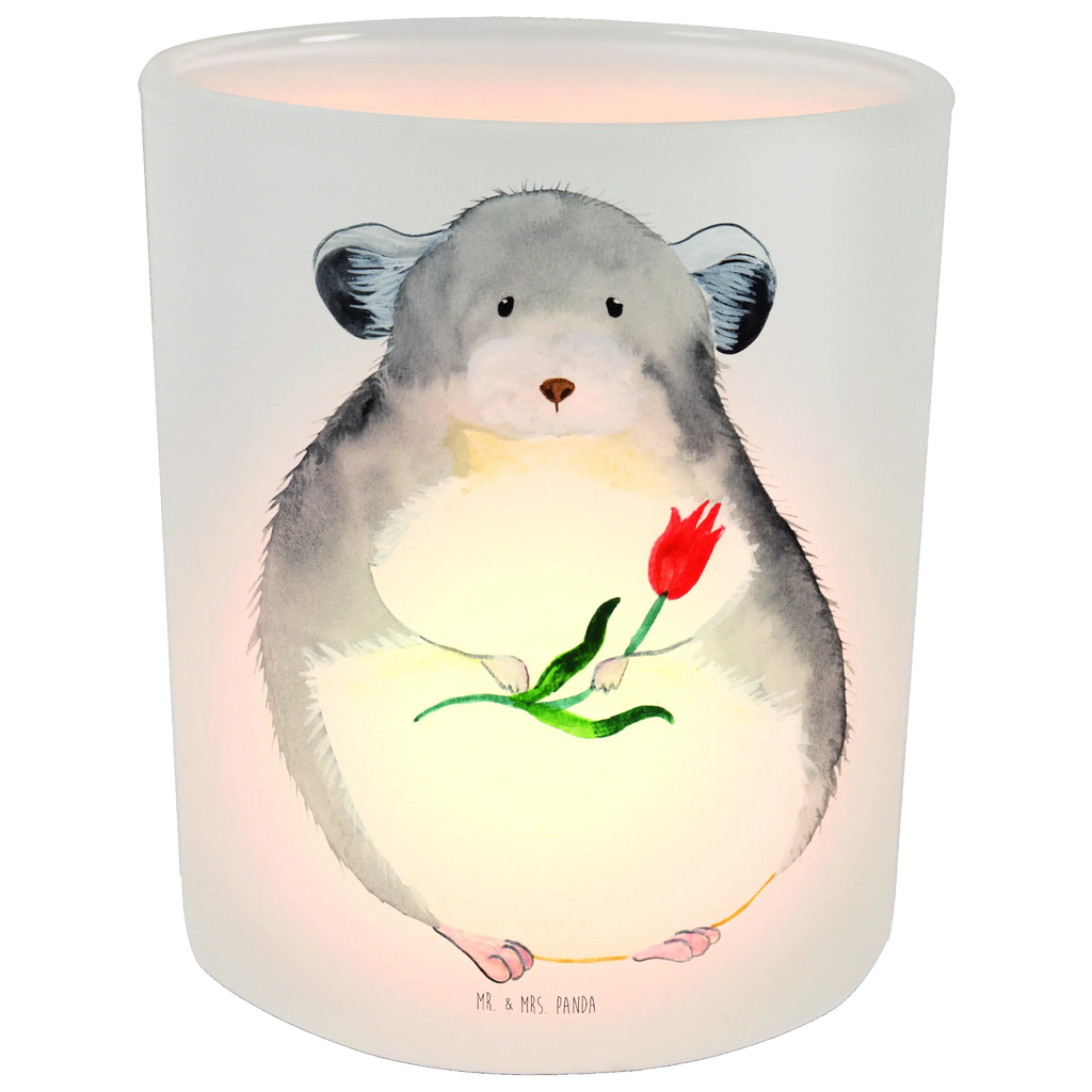 Windlicht Chinchilla Blume Windlicht Glas, Teelichtglas, Teelichthalter, Teelichter, Kerzenglas, Windlicht Kerze, Kerzenlicht, Glas Windlicht, Windlicht Zur Hochzeit, Windlicht Deko, Windlicht Hochzeit, Teelichtgläser, Windlicht Dekorieren, Tiermotive, Gute Laune, lustige Sprüche, Tiere, Chinchilla, Chinchillas, Liebeskummer, Kummer, Depressionen, traurig sein, Chaos, Glücklichsein, Büro, Büroalltag