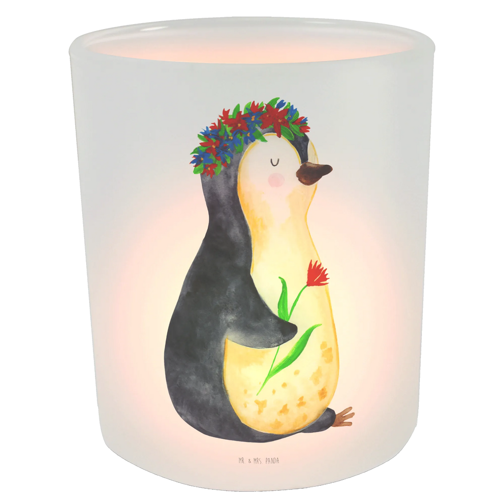 Windlicht Pinguin Blumen Windlicht Glas, Teelichtglas, Teelichthalter, Teelichter, Kerzenglas, Windlicht Kerze, Kerzenlicht, Glas Windlicht, Windlicht Zur Hochzeit, Windlicht Deko, Windlicht Hochzeit, Teelichtgläser, Windlicht Dekorieren, Pinguin, Pinguine, Blumenkranz, Universum, Leben, Wünsche, Ziele, Lebensziele, Motivation, Lebenslust, Liebeskummer, Geschenkidee