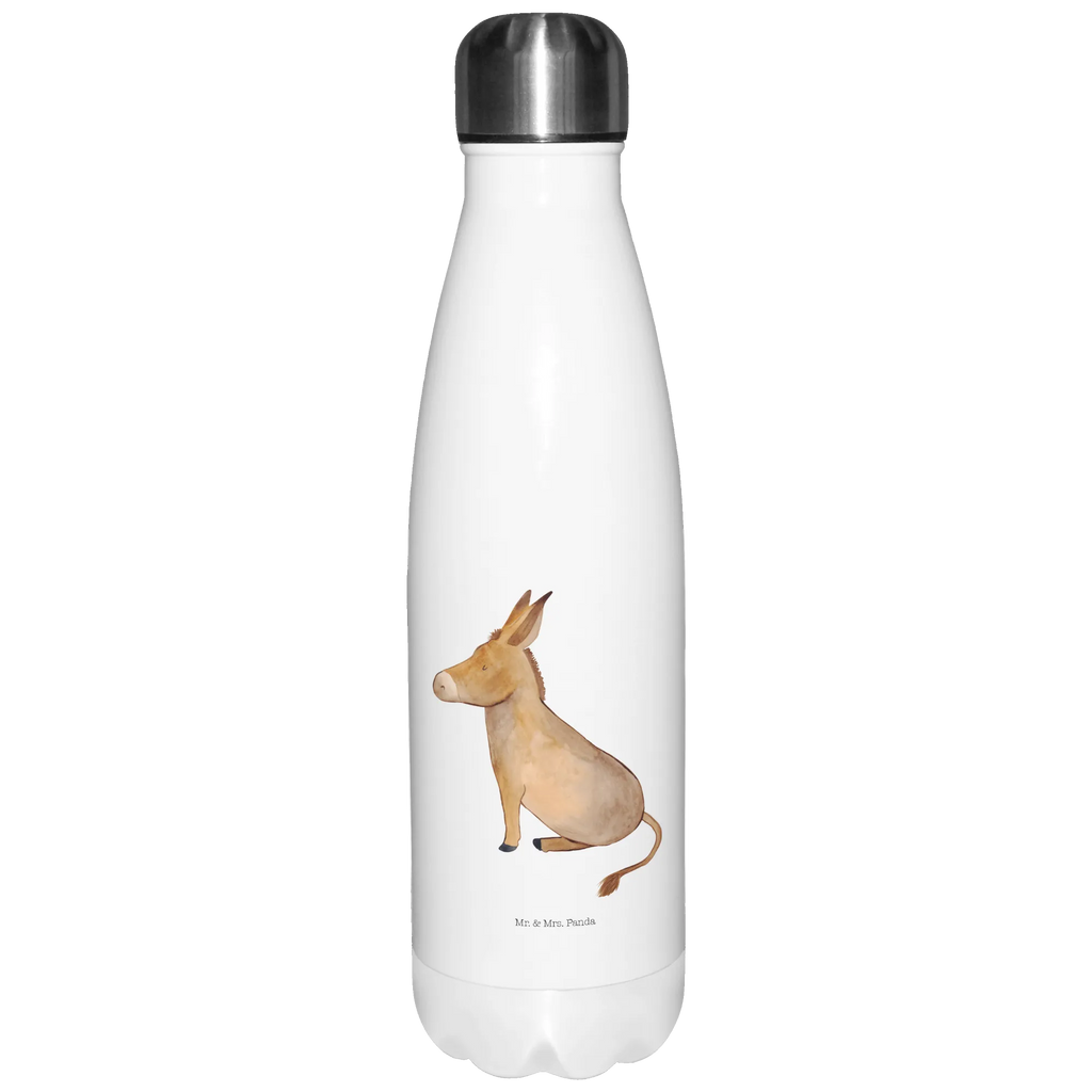 Thermosflasche Esel Isolierflasche, Thermoflasche, Trinkflasche, Thermos, Edelstahl, Tiermotive, Gute Laune, lustige Sprüche, Tiere, Esel, Weisheit, Lebensmut, Lebensglück, Ziel, Lebensziel, Mut, erfolg, tapferkeit, positive gedanken, zuversicht