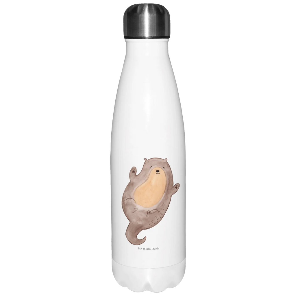 Thermosflasche Otter Umarmen Isolierflasche, Thermoflasche, Trinkflasche, Thermos, Edelstahl, Otter, Fischotter, Seeotter, Otter Seeotter See Otter