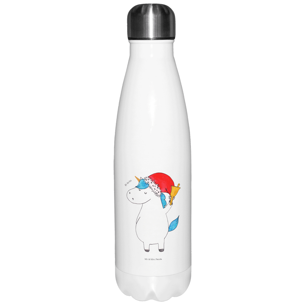 Thermosflasche Einhorn Weihnachtsmann Isolierflasche, Thermoflasche, Trinkflasche, Thermos, Edelstahl, Einhorn, Einhörner, Einhorn Deko, Pegasus, Unicorn, Gin, Schokolade, Schoki, Weihnachten, Weihnachtsmann, Nikolaus, Wunschzettel, Wunschliste, Feenstaub