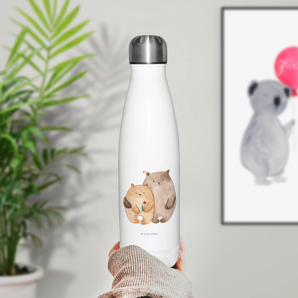 Thermosflasche Bären Liebe Isolierflasche, Thermoflasche, Trinkflasche, Thermos, Edelstahl, Liebe, Partner, Freund, Freundin, Ehemann, Ehefrau, Heiraten, Verlobung, Heiratsantrag, Liebesgeschenk, Jahrestag, Hocheitstag, Verliebt, Verlobt, Verheiratet, Geschenk Freundin, Geschenk Freund, Liebesbeweis, Hochzeitstag, Geschenk Hochzeit, Bären, Bärchen, Bär