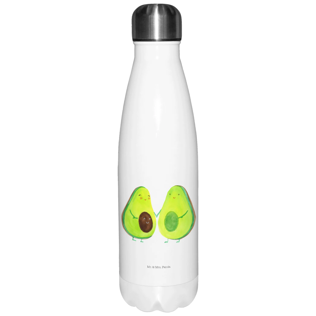 Thermosflasche Avocado Pärchen Isolierflasche, Thermoflasche, Trinkflasche, Thermos, Edelstahl, Avocado, Veggie, Vegan, Gesund, Avocuddle, Liebe, Schwangerschaft, Familie, Babyshower, Babyparty, Hochzeit, Kinder, Avocados, Geburt