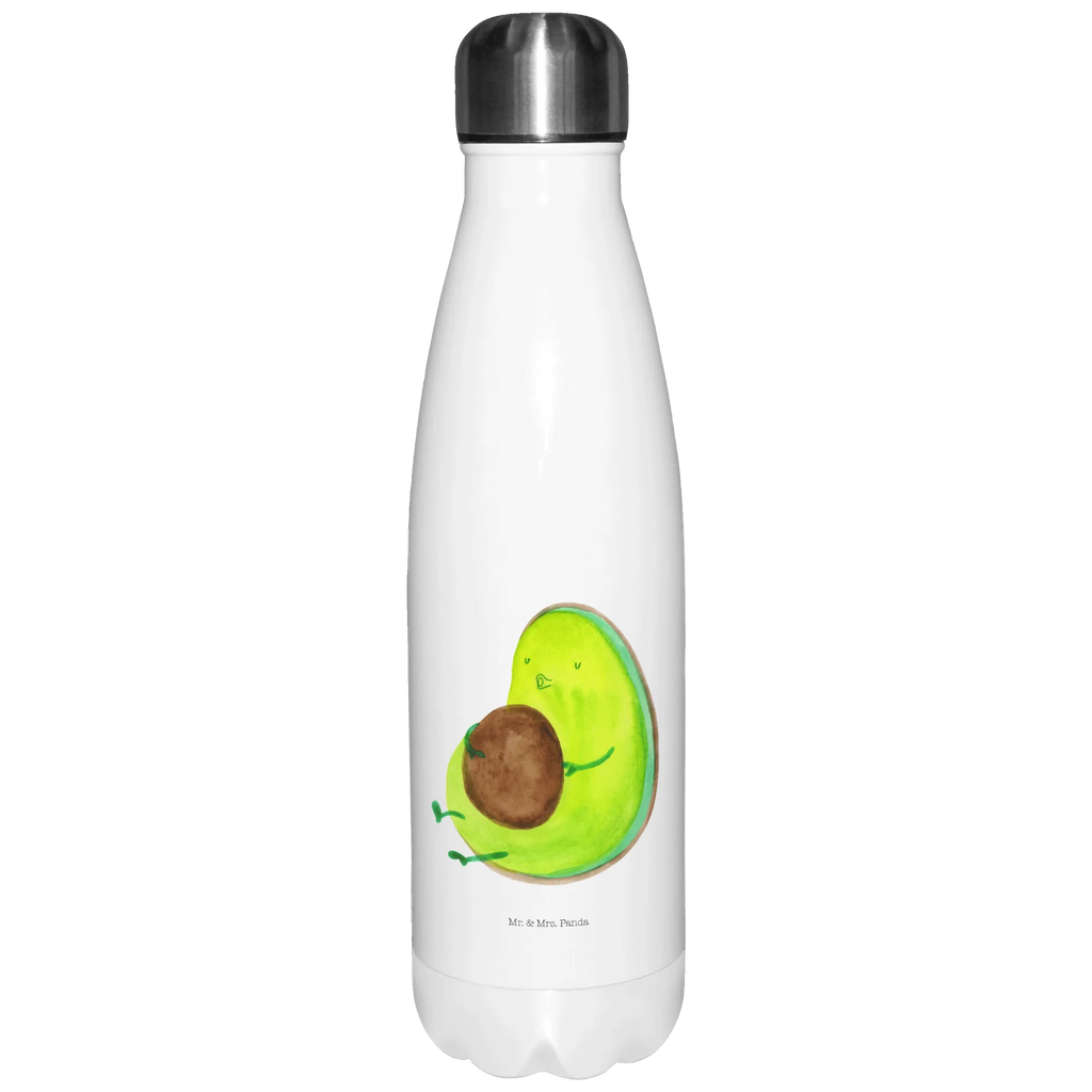 Thermosflasche Avocado pfeift Isolierflasche, Thermoflasche, Trinkflasche, Thermos, Edelstahl, Avocado, Veggie, Vegan, Gesund, Diät, Abnehmen, Ernährung, dick sein