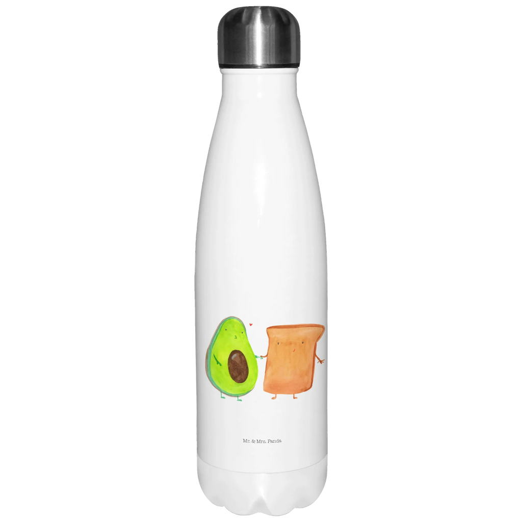 Thermosflasche Avocado + Toast Isolierflasche, Thermoflasche, Trinkflasche, Thermos, Edelstahl, Avocado, Veggie, Vegan, Gesund, Toast, Toastbrot, Liebespaar, Pärchen, Freund, Freundin, Verlobt, Verlobungsparty, Hochzeit, Hochzeitsgeschenk, Jahrestag, Jahrestagsgeschenk