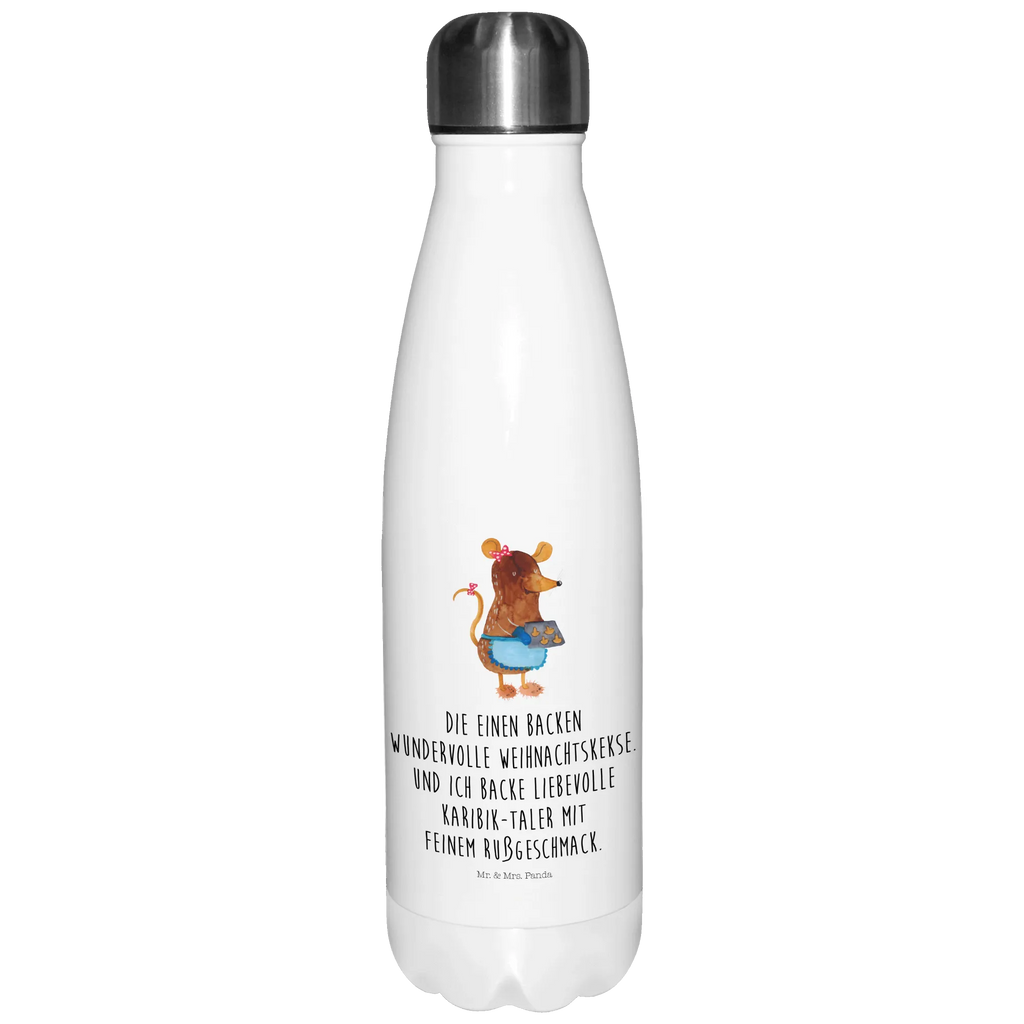 Thermosflasche Maus Kekse Isolierflasche, Thermoflasche, Trinkflasche, Thermos, Edelstahl, Winter, Weihnachten, Weihnachtsdeko, Nikolaus, Advent, Heiligabend, Wintermotiv, Maus, Kekse, backen, Weihnachtskekse, Plätzchen, Weihnachtsbäckerei, Chaosqueen