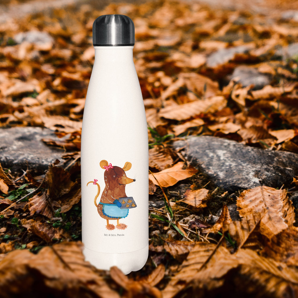 Thermosflasche Maus Kekse Isolierflasche, Thermoflasche, Trinkflasche, Thermos, Edelstahl, Winter, Weihnachten, Weihnachtsdeko, Nikolaus, Advent, Heiligabend, Wintermotiv, Maus, Kekse, backen, Weihnachtskekse, Plätzchen, Weihnachtsbäckerei, Chaosqueen