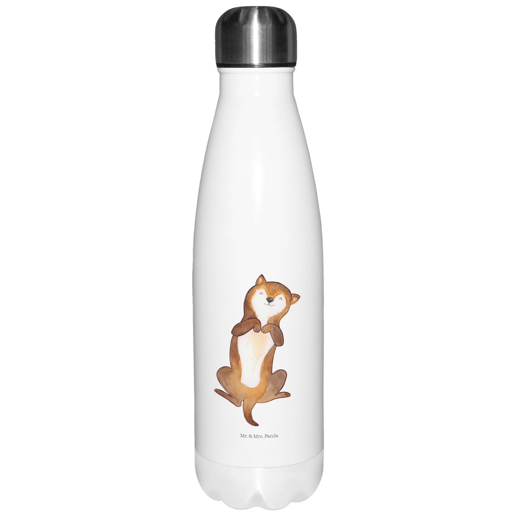 Thermosflasche Hund Bauchkraulen Isolierflasche, Thermoflasche, Trinkflasche, Thermos, Edelstahl, Hund, Hundemotiv, Haustier, Hunderasse, Tierliebhaber, Hundebesitzer, Sprüche, Hunde, Hundeliebe, Hundewelpe, Bauchkraulen