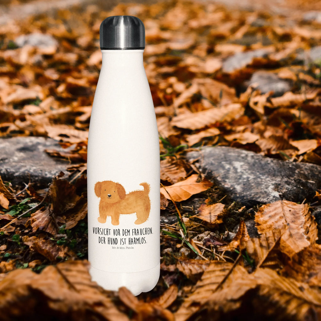 Thermosflasche Hund flauschig Isolierflasche, Thermoflasche, Trinkflasche, Thermos, Edelstahl, Hund, Hundemotiv, Haustier, Hunderasse, Tierliebhaber, Hundebesitzer, Sprüche, Hunde, Frauchen, Hundemama, Hundeliebe