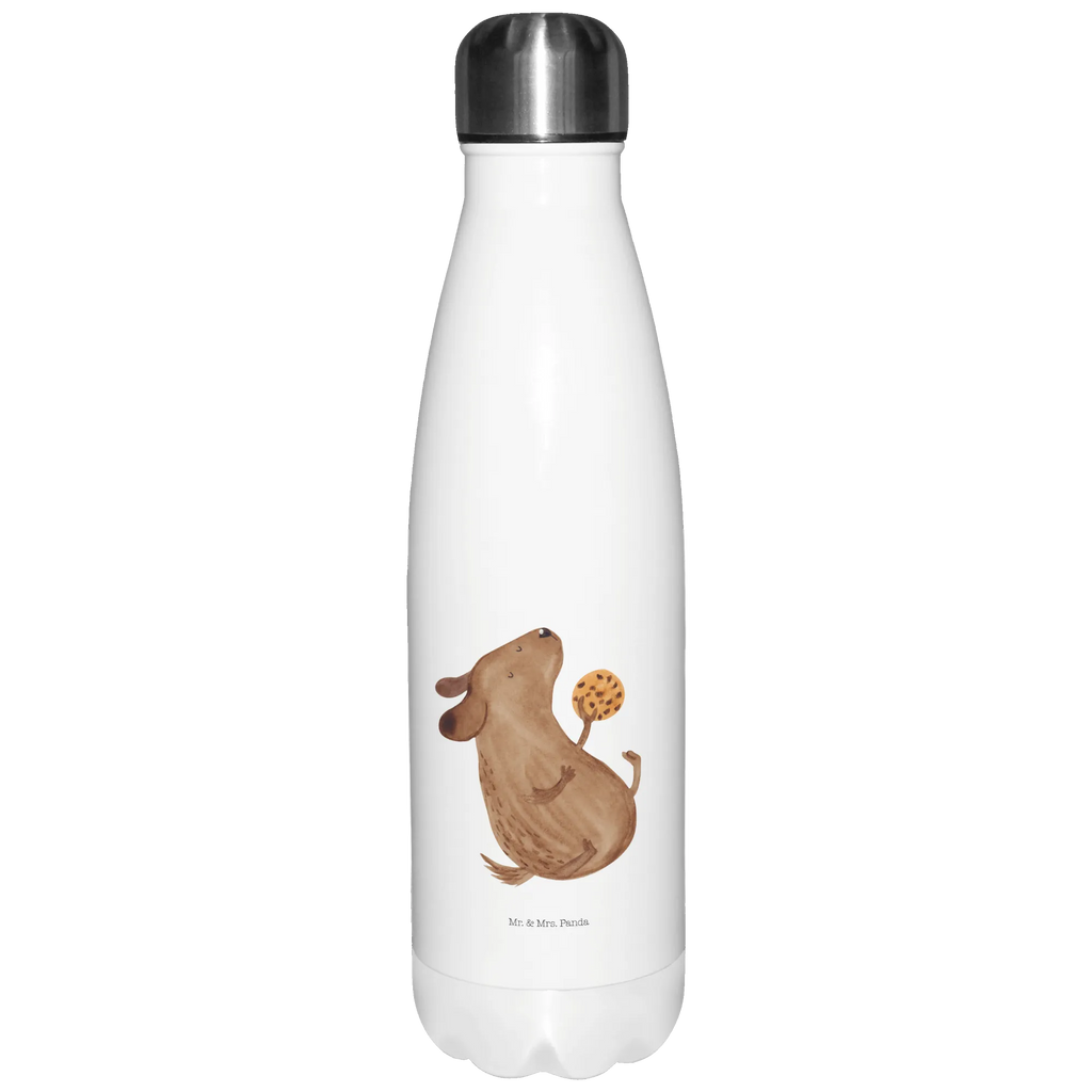 Thermosflasche Hund Keks Isolierflasche, Thermoflasche, Trinkflasche, Thermos, Edelstahl, Hund, Hundemotiv, Haustier, Hunderasse, Tierliebhaber, Hundebesitzer, Sprüche, Hundekekse, Leckerli, Hundeleckerli, Hundesnacks