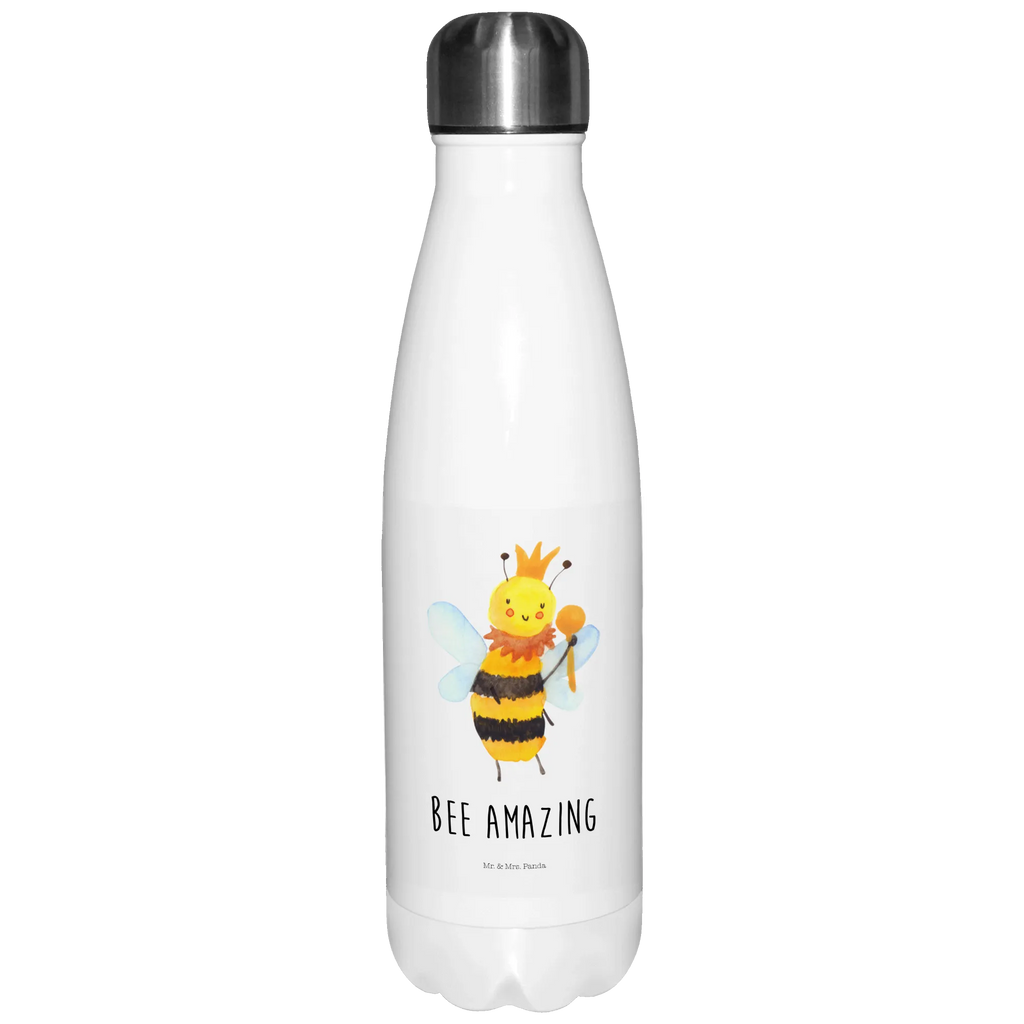 Thermosflasche Biene König Isolierflasche, Thermoflasche, Trinkflasche, Thermos, Edelstahl, Biene, Wespe, Hummel