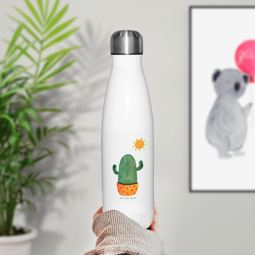 Thermosflasche Kaktus Sonnenanbeter Isolierflasche, Thermoflasche, Trinkflasche, Thermos, Edelstahl, Kaktus, Kakteen, Liebe Kaktusliebe, Sonne, Sonnenschein, Glück, glücklich, Motivation, Neustart, Trennung, Ehebruch, Scheidung, Freundin, Liebeskummer, Liebeskummer Geschenk, Geschenkidee