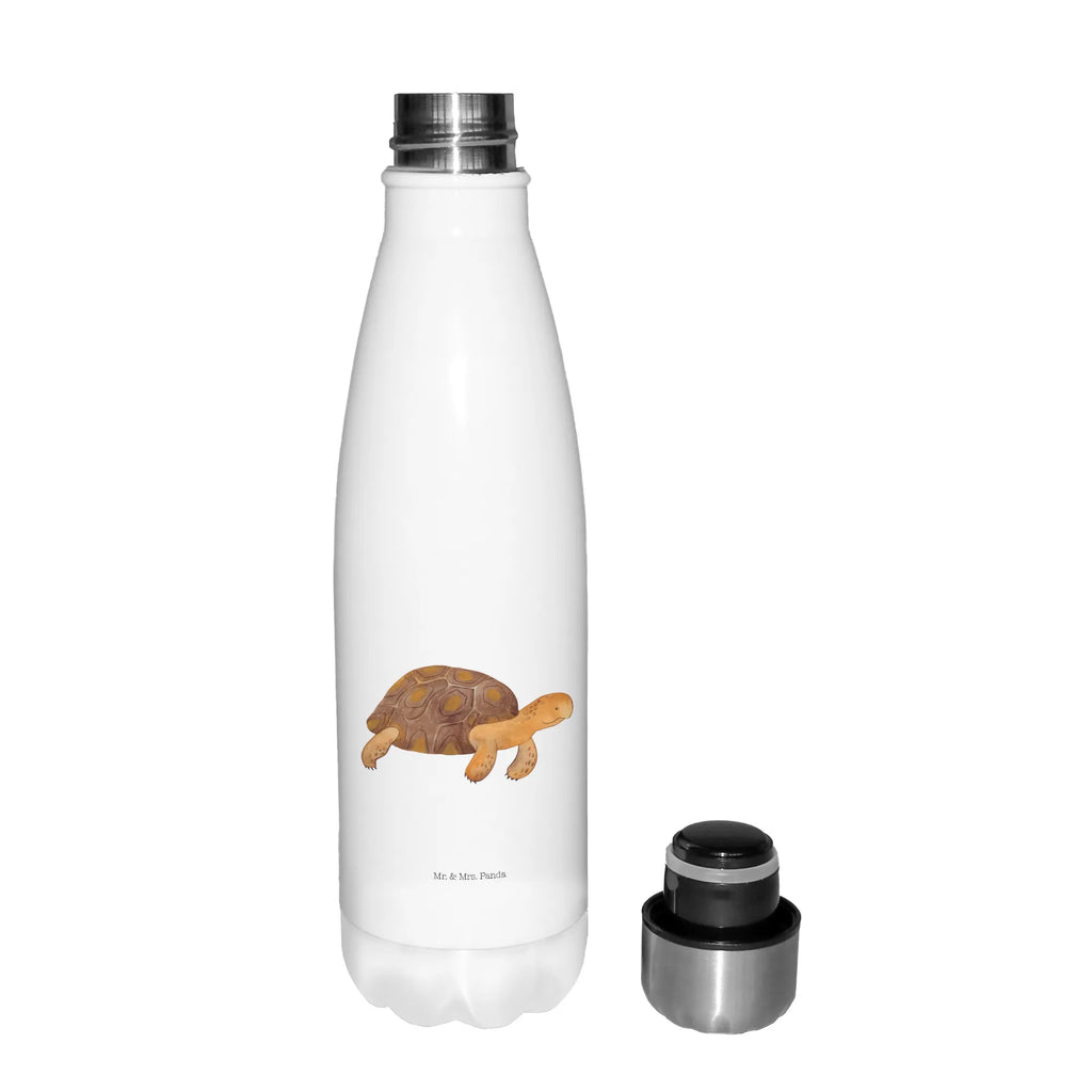 Thermosflasche Schildkröte marschiert Isolierflasche, Thermoflasche, Trinkflasche, Thermos, Edelstahl, Meerestiere, Meer, Urlaub, Schildkröte, Schildkröten, get lost, Abenteuer, Reiselust, Inspiration, Neustart, Motivation, Lieblingsmensch