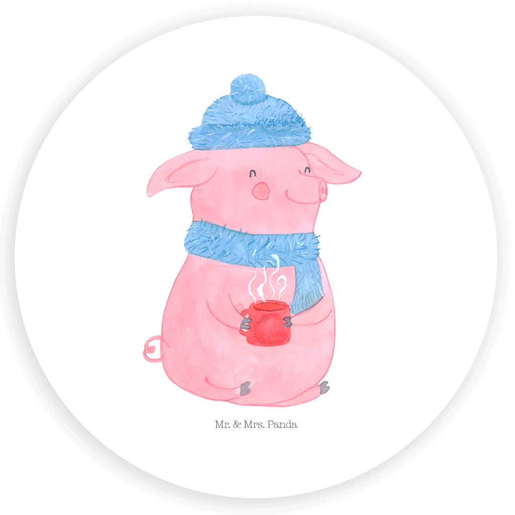 Rund Aufkleber Glühschwein Sticker, Aufkleber, Etikett, Kinder, rund, Winter, Weihnachten, Weihnachtsdeko, Nikolaus, Advent, Heiligabend, Wintermotiv, Glühschwein, Glühwein, Weihnachtsmarkt, Punsch