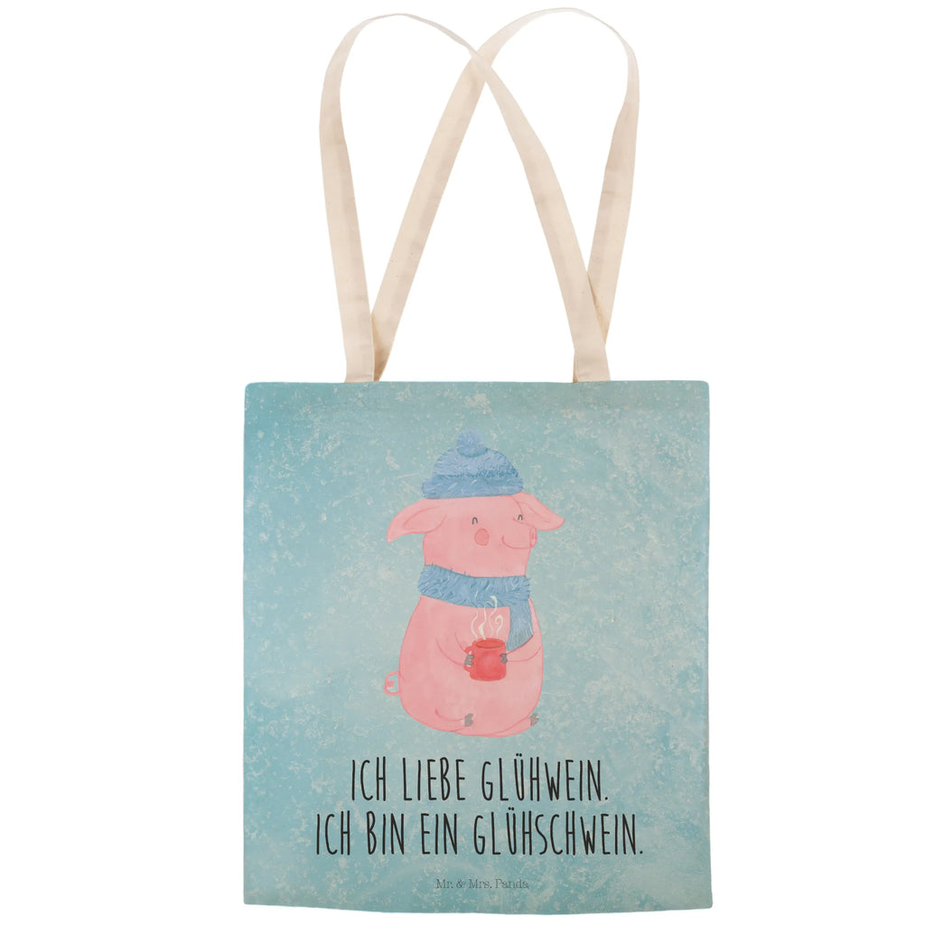 Einkaufstasche Glühschwein Tragetasche, Tasche, Beutel, Stofftasche, Baumwolltasche, Umhängetasche, Shopper, Einkaufstasche, Beuteltasche, Winter, Weihnachten, Weihnachtsdeko, Nikolaus, Advent, Heiligabend, Wintermotiv, Glühschwein, Glühwein, Weihnachtsmarkt, Punsch