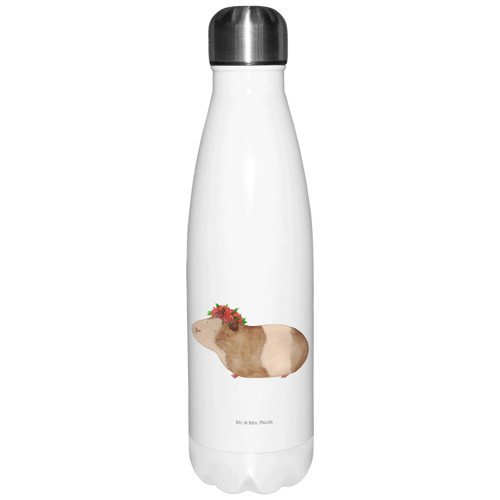 Thermosflasche Meerschweinchen weise Isolierflasche, Thermoflasche, Trinkflasche, Thermos, Edelstahl, Tiermotive, Gute Laune, lustige Sprüche, Tiere, Meerschweinchen, Meerie, Meeries, Wunder, Blumenkind, Realität, Spruch, Weisheit, Motivation, Wunderland