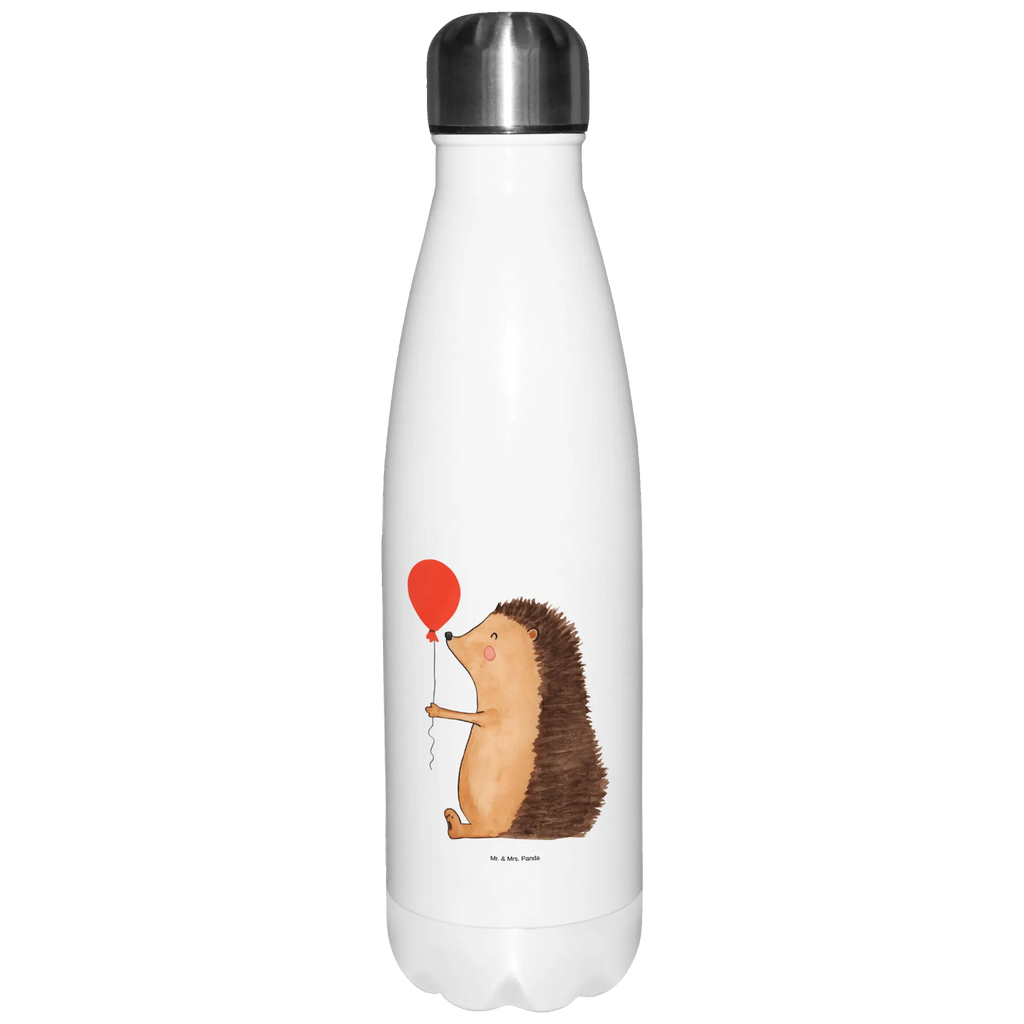 Thermosflasche Igel mit Luftballon Isolierflasche, Thermoflasche, Trinkflasche, Thermos, Edelstahl, Tiermotive, Gute Laune, lustige Sprüche, Tiere, Igel, Geburtstag, Herzlichen Glückwunsch, Glückwunsch, Geburtstagskind, Ballon, Happy Birthday