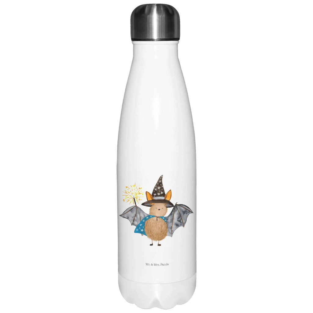 Thermosflasche Fledermaus Zauberer Isolierflasche, Thermoflasche, Trinkflasche, Thermos, Edelstahl, Tiermotive, Gute Laune, lustige Sprüche, Tiere, Fledermaus, Fledermäuse, Zauberer, Magier, Frauen, reinsteigern