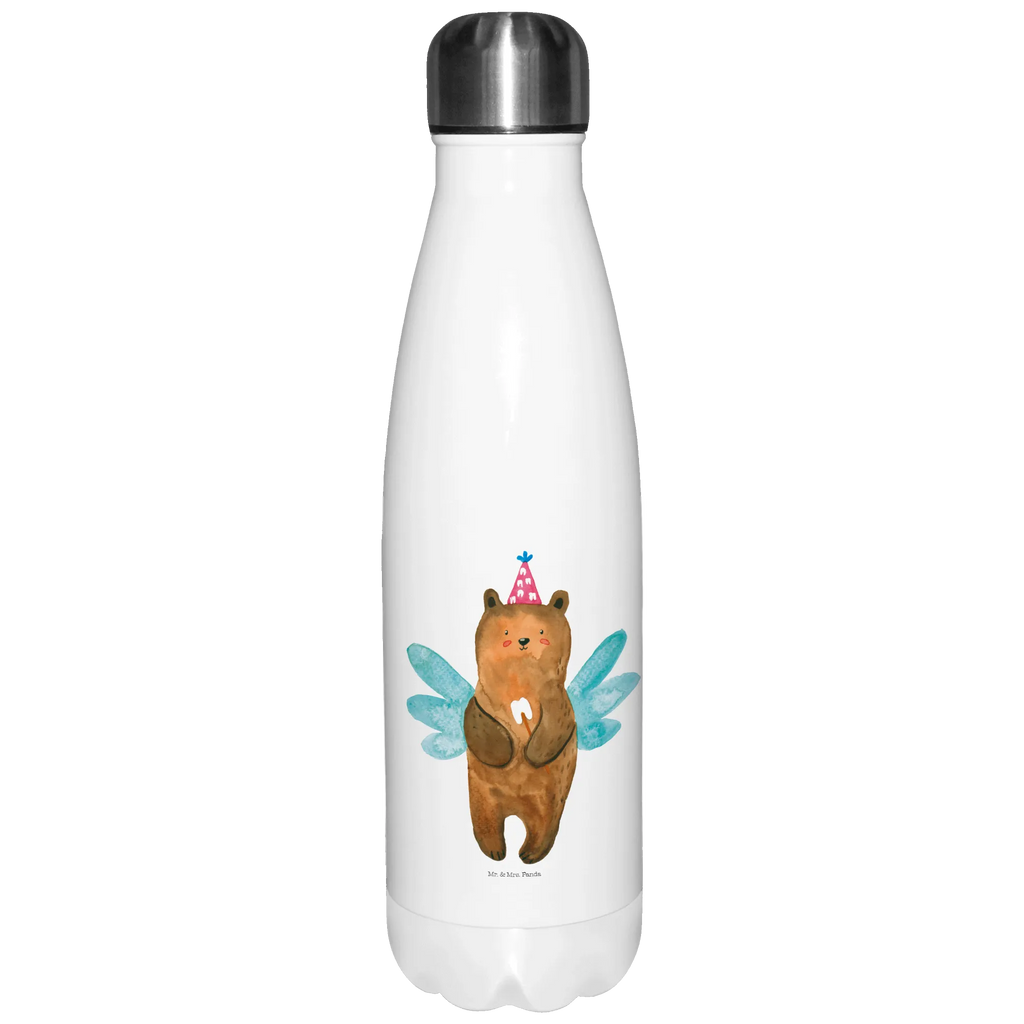 Thermosflasche Zahnfee Bär Isolierflasche, Thermoflasche, Trinkflasche, Thermos, Edelstahl, Bär, Teddy, Teddybär, Zahnfee, Fee, Milchzahn, Erster Zahn