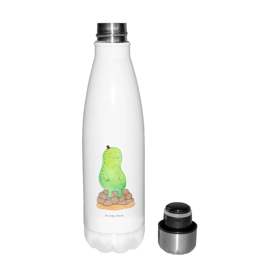 Thermosflasche Schildkröte pausiert Isolierflasche, Thermoflasche, Trinkflasche, Thermos, Edelstahl, Schildkröte, Achtsamkeit, Entschleunigen, achtsam