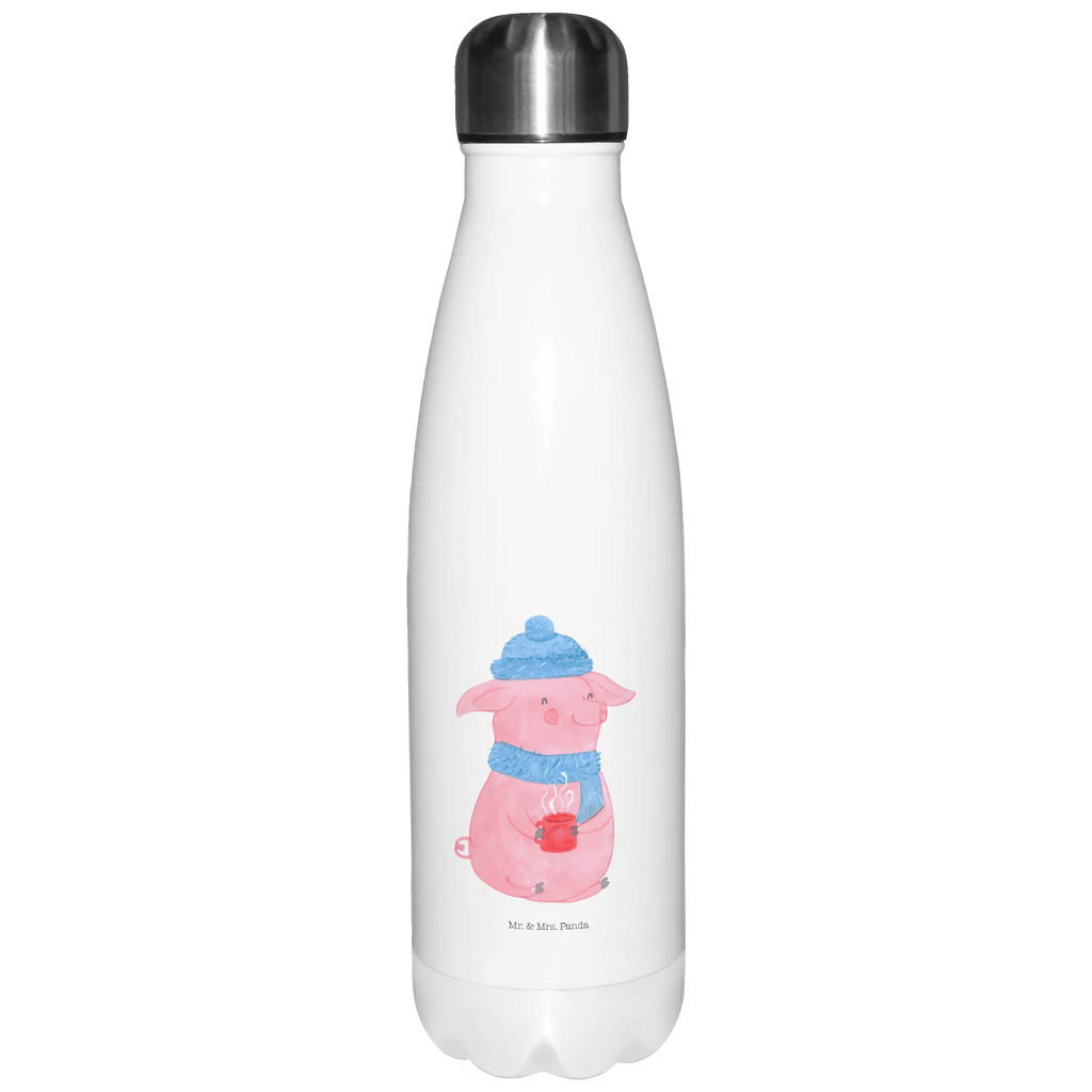 Thermosflasche Lallelndes Glühschwein Isolierflasche, Thermoflasche, Trinkflasche, Thermos, Edelstahl, Winter, Weihnachten, Weihnachtsdeko, Nikolaus, Advent, Heiligabend, Wintermotiv, Glühwein, Betrunken, Weihnachtsmarkt, Spruch