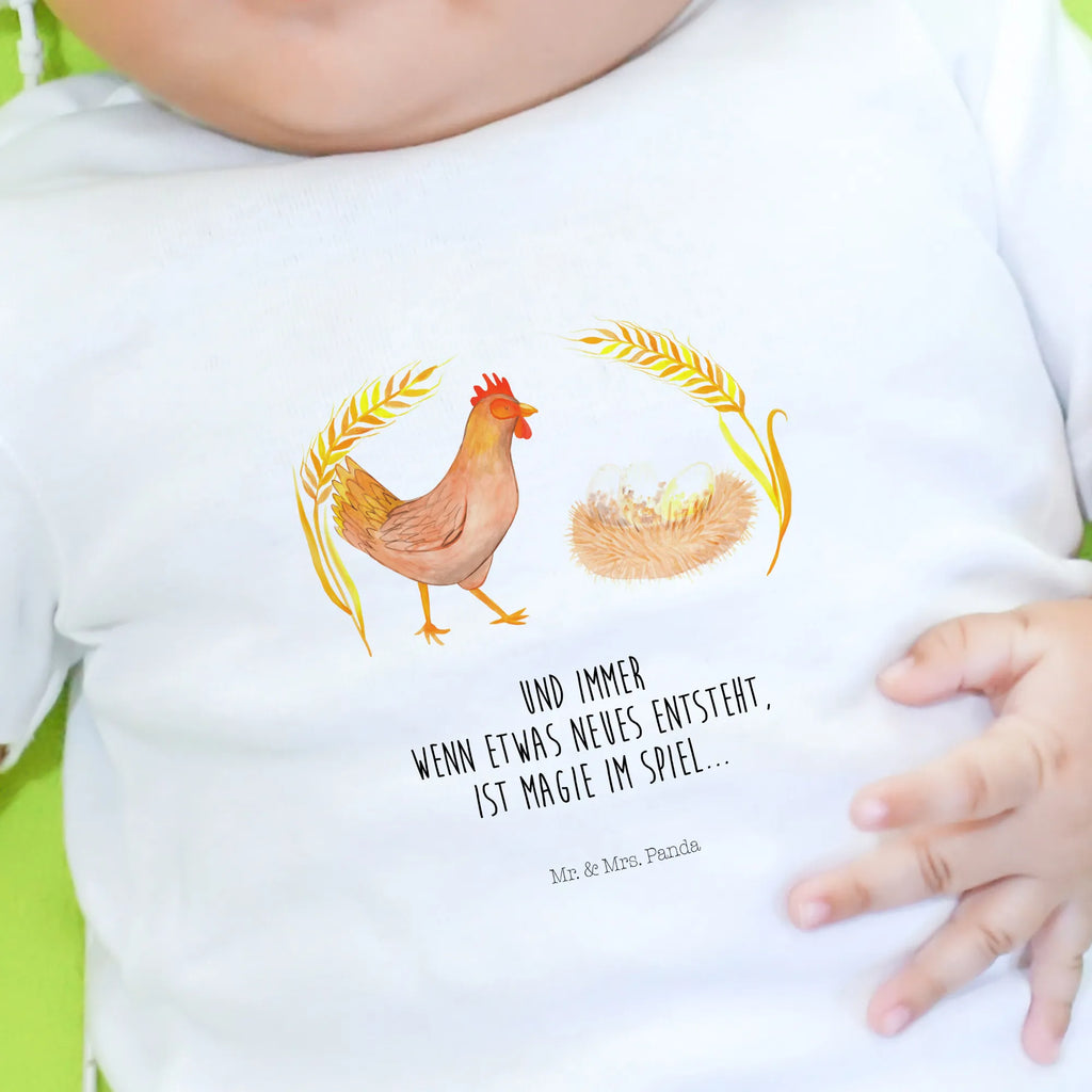 Organic Baby Shirt Huhn Stolz Baby T-Shirt, Jungen Baby T-Shirt, Mädchen Baby T-Shirt, Shirt, Bauernhof, Hoftiere, Landwirt, Landwirtin, Hahn, Henne, Hühner, Eier, Hof, Landleben, Motivation, Geburt, Magie, Spruch, Schwangerschaft