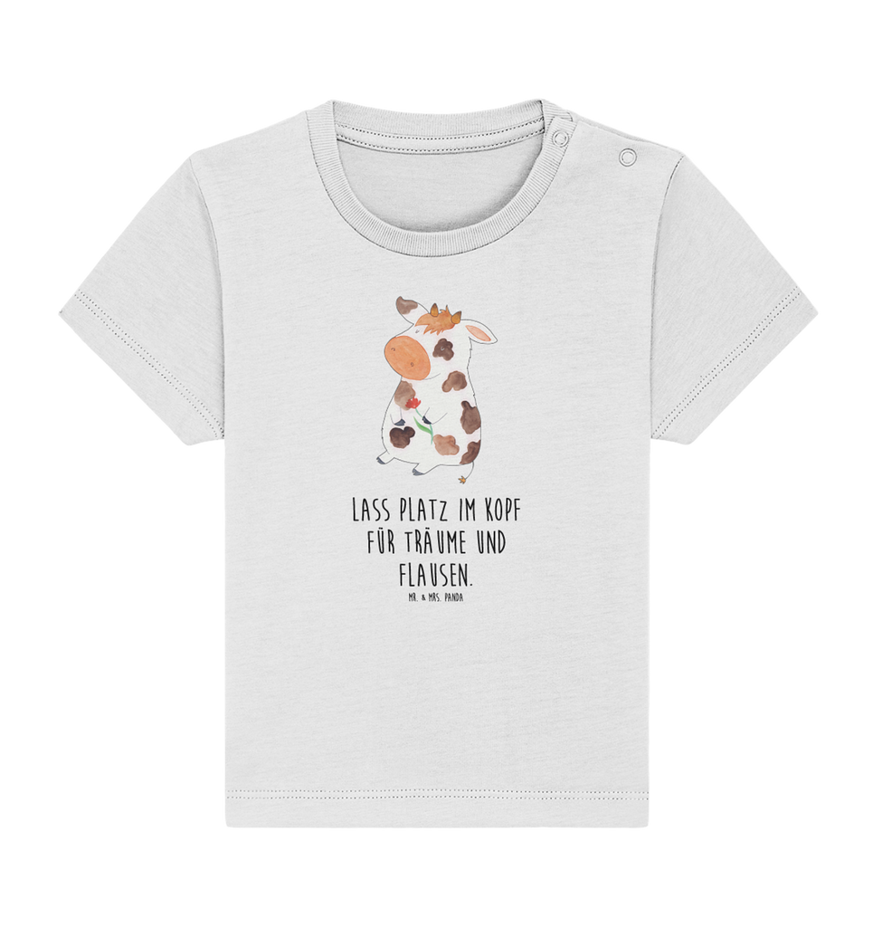 Organic Baby Shirt Kuh Baby T-Shirt, Jungen Baby T-Shirt, Mädchen Baby T-Shirt, Shirt, Bauernhof, Hoftiere, Landwirt, Landwirtin, Kuh, Kühe, Träume, Flausen, Spruch, Magie, Motivtion, Hof, Milch, Milchkuh