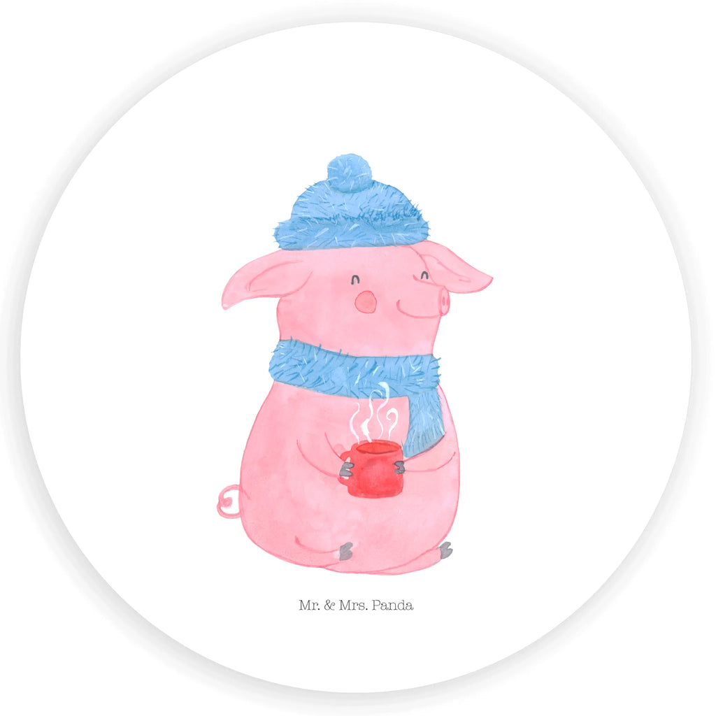 Rund Aufkleber Lallelndes Glühschwein Sticker, Aufkleber, Etikett, Kinder, rund, Winter, Weihnachten, Weihnachtsdeko, Nikolaus, Advent, Heiligabend, Wintermotiv, Glühwein, Betrunken, Weihnachtsmarkt, Spruch