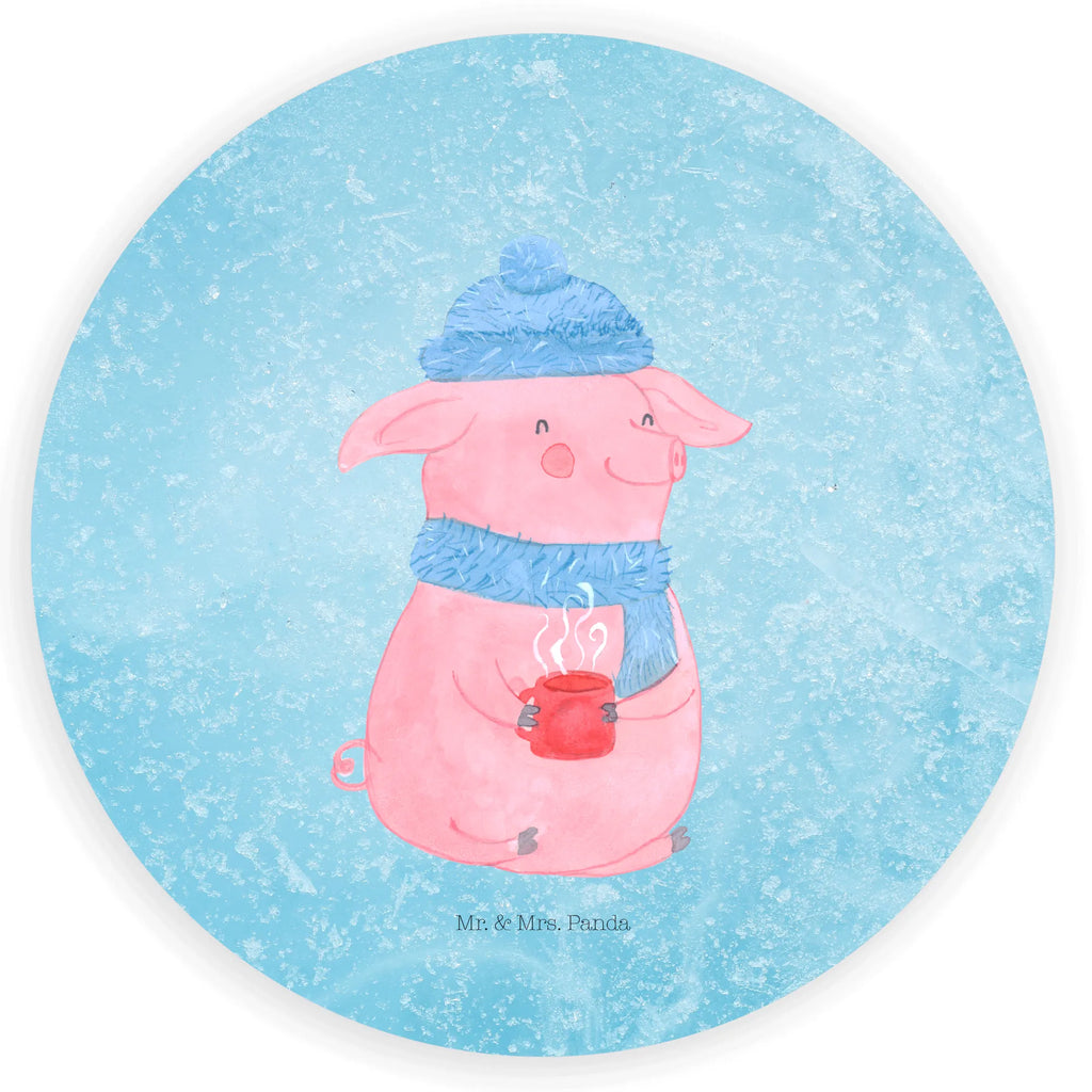 Rund Aufkleber Lallelndes Glühschwein Sticker, Aufkleber, Etikett, Winter, Weihnachten, Weihnachtsdeko, Nikolaus, Advent, Heiligabend, Wintermotiv, Glühwein, Betrunken, Weihnachtsmarkt, Spruch