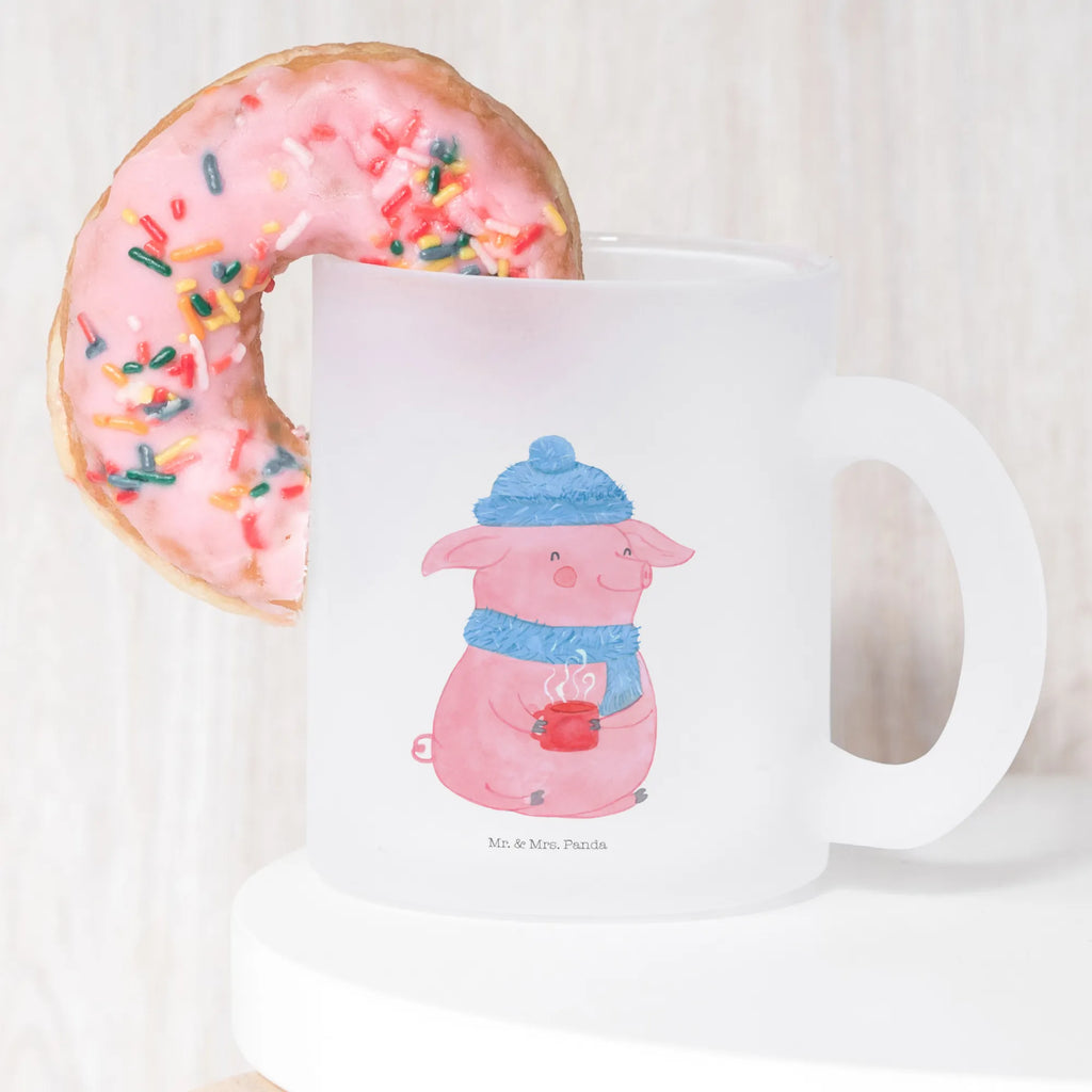 Teetasse Lallelndes Glühschwein Teetasse, Teeglas, Teebecher, Tasse mit Henkel, Tasse, Glas Teetasse, Teetasse aus Glas, Winter, Weihnachten, Weihnachtsdeko, Nikolaus, Advent, Heiligabend, Wintermotiv, Glühwein, Betrunken, Weihnachtsmarkt, Spruch