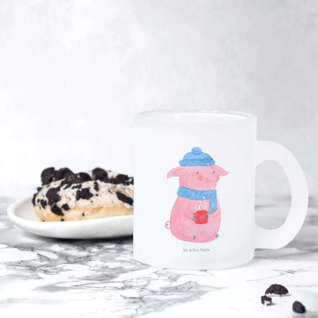 Teetasse Lallelndes Glühschwein Teetasse, Teeglas, Teebecher, Tasse mit Henkel, Tasse, Glas Teetasse, Teetasse aus Glas, Winter, Weihnachten, Weihnachtsdeko, Nikolaus, Advent, Heiligabend, Wintermotiv, Glühwein, Betrunken, Weihnachtsmarkt, Spruch