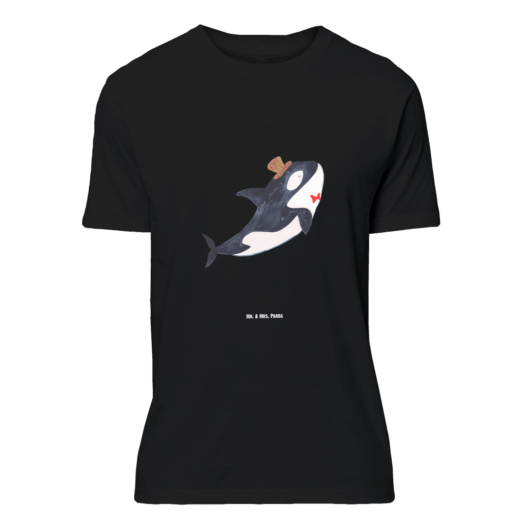 T-Shirt Standard Orca Zylinder T-Shirt, Shirt, Tshirt, Lustiges T-Shirt, T-Shirt mit Spruch, Party, Junggesellenabschied, Jubiläum, Geburstag, Herrn, Damen, Männer, Frauen, Schlafshirt, Nachthemd, Sprüche, Meerestiere, Meer, Urlaub, Narwal, Glitter, Konfetti, Glitzer, Geburtstag, Feier, Fete, Fest, Glückwunsch, Orca