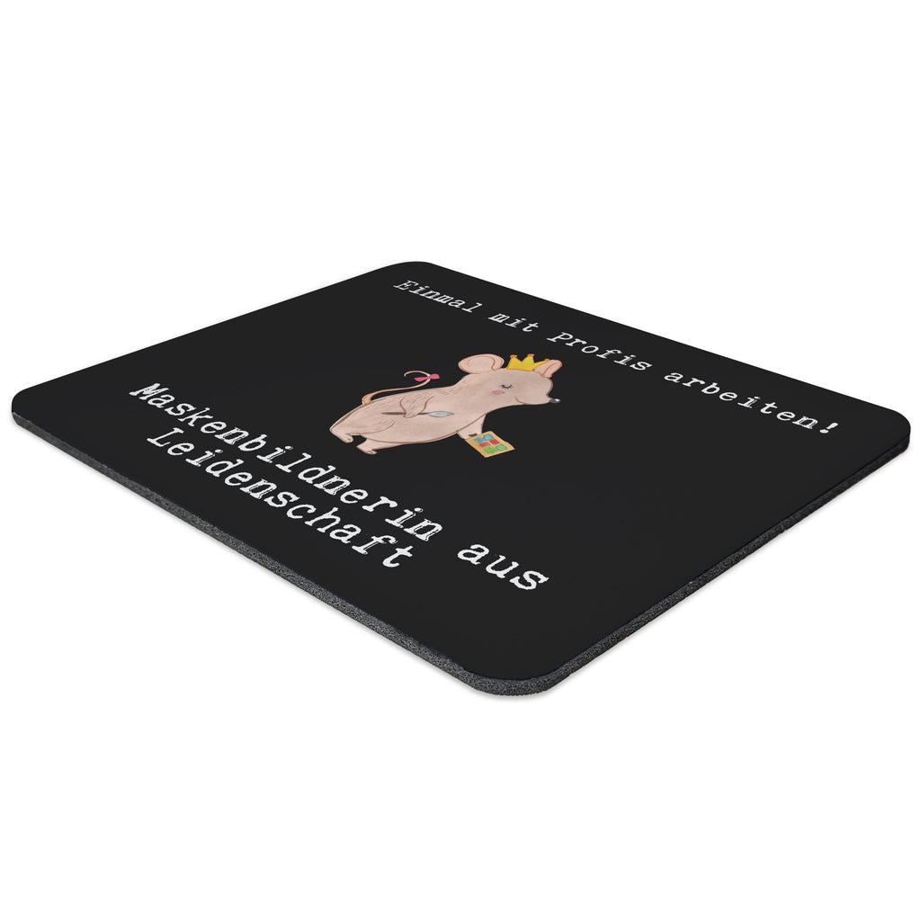 Mauspad Maskenbildnerin aus Leidenschaft Mousepad, Computer zubehör, Büroausstattung, PC Zubehör, Arbeitszimmer, Mauspad, Einzigartiges Mauspad, Designer Mauspad, Mausunterlage, Mauspad Büro, Beruf, Ausbildung, Jubiläum, Abschied, Rente, Kollege, Kollegin, Geschenk, Schenken, Arbeitskollege, Mitarbeiter, Firma, Danke, Dankeschön, Kosmetikerin, Make Up Artist, Maskenbildnerin, Visagistin, Beauty Salon, Kosmetikstudio, Eröffnung