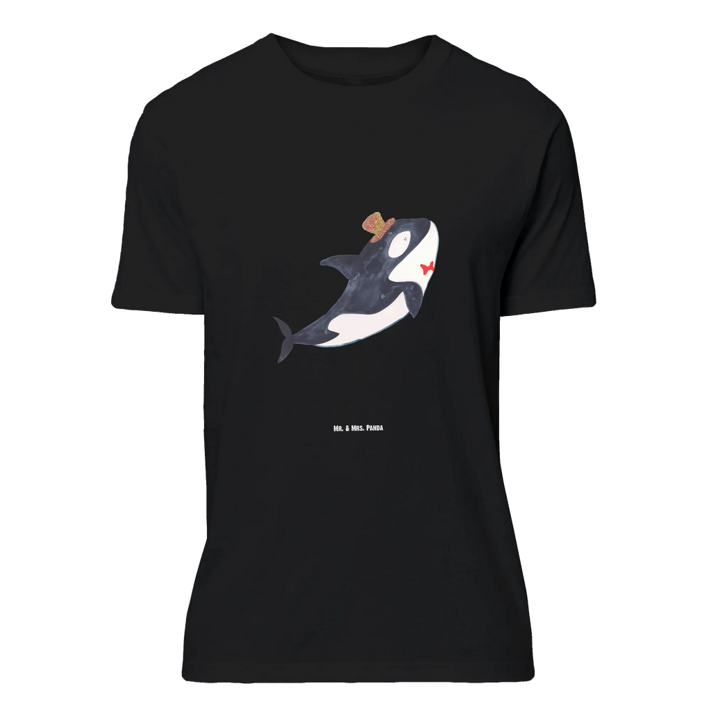 T-Shirt Standard Orca Zylinder T-Shirt, Shirt, Tshirt, Lustiges T-Shirt, T-Shirt mit Spruch, Party, Junggesellenabschied, Jubiläum, Geburstag, Herrn, Damen, Männer, Frauen, Schlafshirt, Nachthemd, Sprüche, Meerestiere, Meer, Urlaub, Narwal, Glitter, Konfetti, Glitzer, Geburtstag, Feier, Fete, Fest, Glückwunsch, Orca