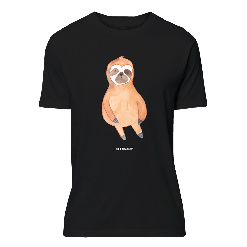 T-Shirt Standard Faultier Zufrieden T-Shirt, Shirt, Tshirt, Lustiges T-Shirt, T-Shirt mit Spruch, Party, Junggesellenabschied, Jubiläum, Geburstag, Herrn, Damen, Männer, Frauen, Schlafshirt, Nachthemd, Sprüche, Faultier, Faultier Geschenk, Faultier Deko, Faultiere, faul, Lieblingstier, Pause, relaxen, Glück, glücklich, zufrieden, happy, Zufriedenheit, Gelassenheit, Ruhe, Frieden