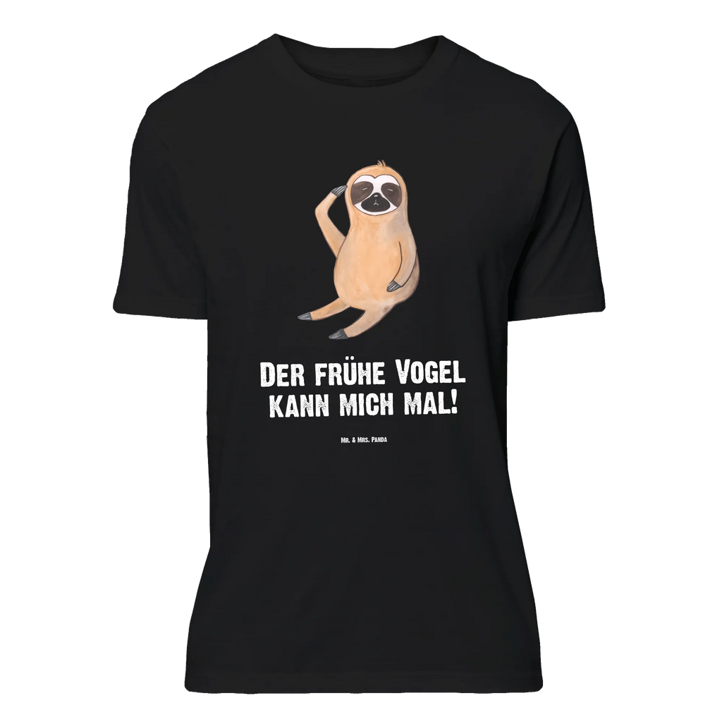 T-Shirt Standard Faultier Vogel T-Shirt, Shirt, Tshirt, Lustiges T-Shirt, T-Shirt mit Spruch, Party, Junggesellenabschied, Jubiläum, Geburstag, Herrn, Damen, Männer, Frauen, Schlafshirt, Nachthemd, Sprüche, Faultier, Faultier Geschenk, Faultier Deko, Faultiere, faul, Lieblingstier, Spinner, früher Vogel, der frühe Vogel, Frühaufsteher, Morgenmuffel, Vogel, Faultierwelt