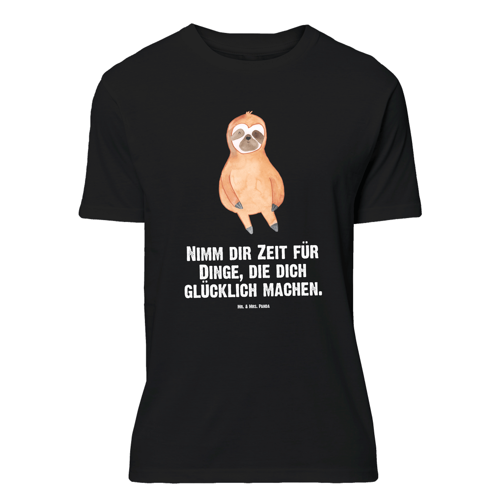 T-Shirt Standard Faultier Zufrieden T-Shirt, Shirt, Tshirt, Lustiges T-Shirt, T-Shirt mit Spruch, Party, Junggesellenabschied, Jubiläum, Geburstag, Herrn, Damen, Männer, Frauen, Schlafshirt, Nachthemd, Sprüche, Faultier, Faultier Geschenk, Faultier Deko, Faultiere, faul, Lieblingstier, Pause, relaxen, Glück, glücklich, zufrieden, happy, Zufriedenheit, Gelassenheit, Ruhe, Frieden