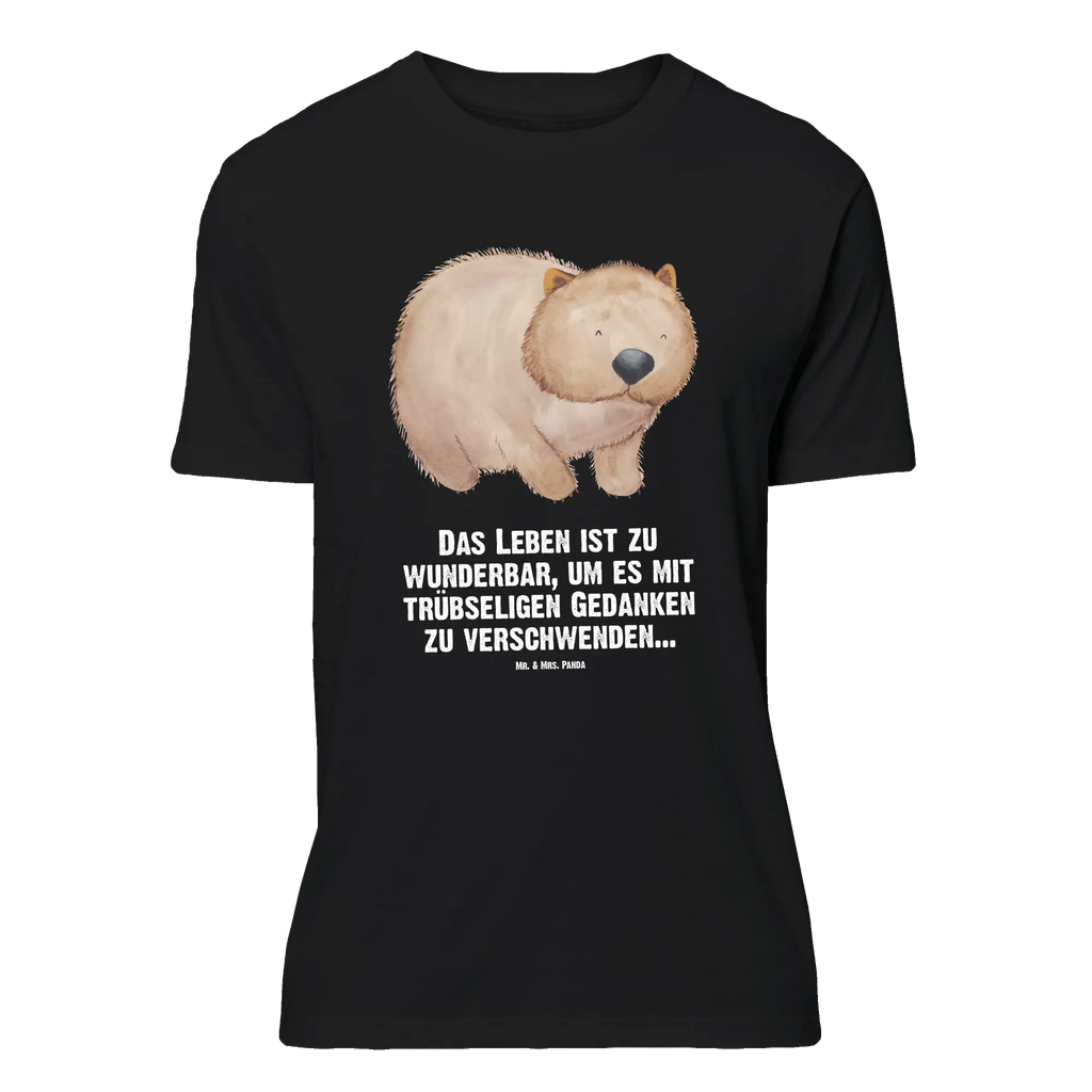 T-Shirt Standard Wombat T-Shirt, Shirt, Tshirt, Lustiges T-Shirt, T-Shirt mit Spruch, Party, Junggesellenabschied, Jubiläum, Geburstag, Herrn, Damen, Männer, Frauen, Schlafshirt, Nachthemd, Sprüche, Tiermotive, Gute Laune, lustige Sprüche, Tiere, Wombat, Das Leben ist schön, Motivation, Spruch, Australien