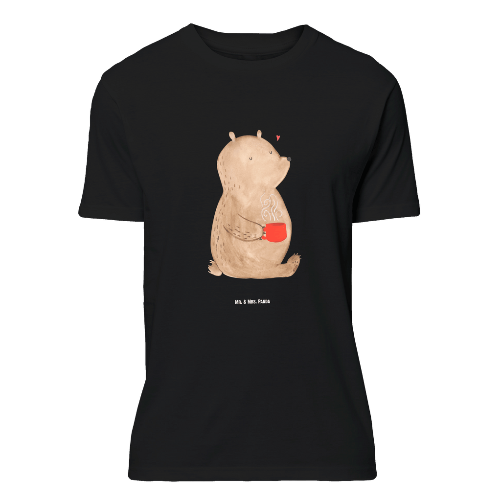 T-Shirt Standard Bär Kaffee T-Shirt, Shirt, Tshirt, Lustiges T-Shirt, T-Shirt mit Spruch, Party, Junggesellenabschied, Jubiläum, Geburstag, Herrn, Damen, Männer, Frauen, Schlafshirt, Nachthemd, Sprüche, Bär, Teddy, Teddybär, Kaffee, Coffee, Bären, guten Morgen, Morgenroutine, Welt erobern, Welt retten, Motivation