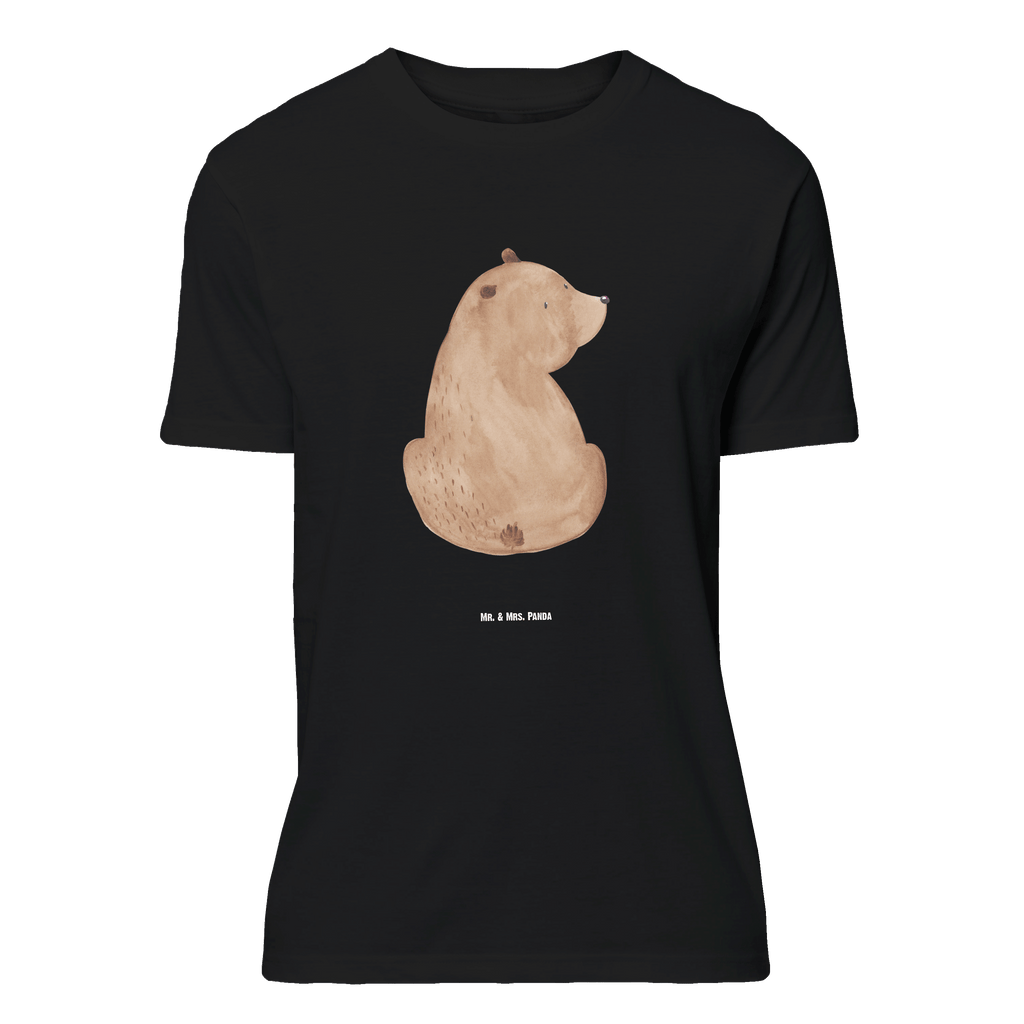 T-Shirt Standard Bär Schulterblick T-Shirt, Shirt, Tshirt, Lustiges T-Shirt, T-Shirt mit Spruch, Party, Junggesellenabschied, Jubiläum, Geburstag, Herrn, Damen, Männer, Frauen, Schlafshirt, Nachthemd, Sprüche, Bär, Teddy, Teddybär, Selbstachtung, Weltansicht, Motivation, Bären, Bärenliebe, Weisheit