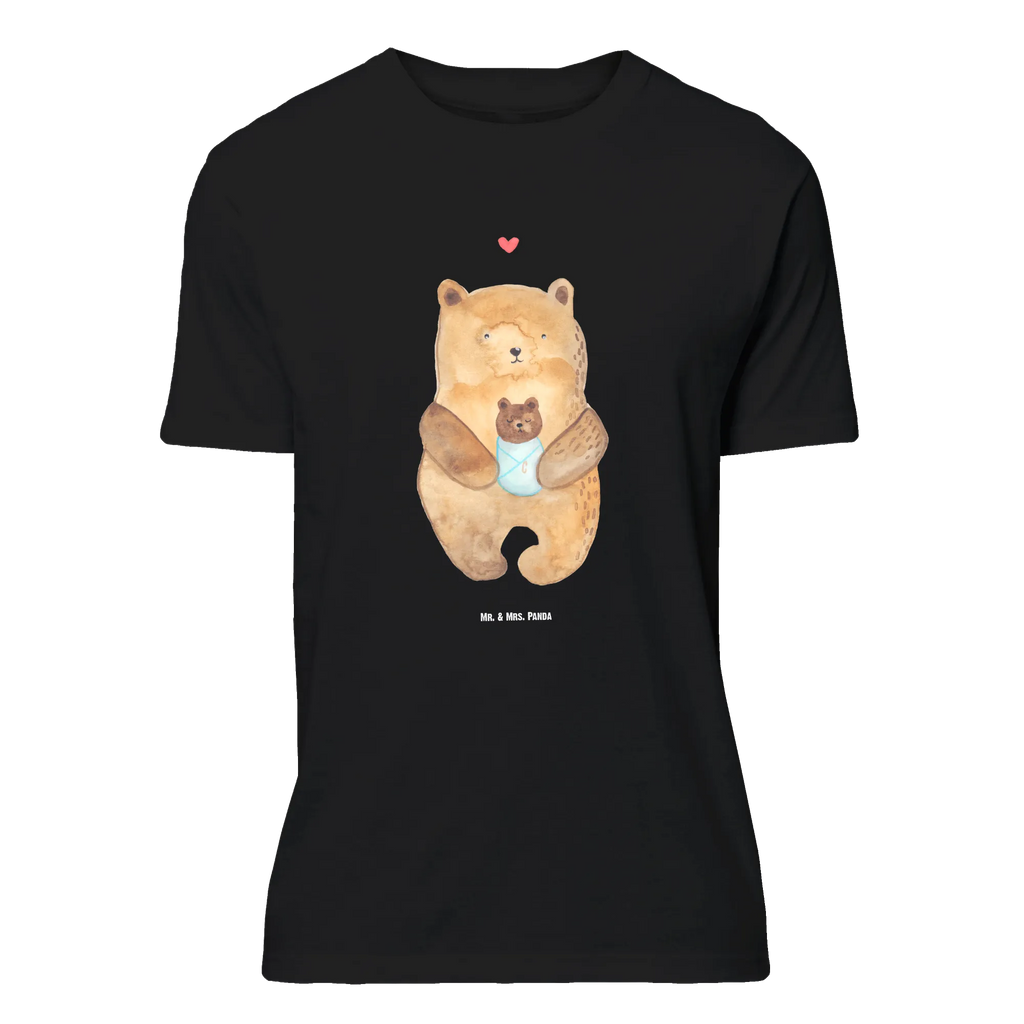 T-Shirt Standard Bär mit Baby T-Shirt, Shirt, Tshirt, Lustiges T-Shirt, T-Shirt mit Spruch, Party, Junggesellenabschied, Jubiläum, Geburstag, Herrn, Damen, Männer, Frauen, Schlafshirt, Nachthemd, Sprüche, Bär, Teddy, Teddybär, Eltern, Mutter, Baby, Taufe, Geburt, Nichte, Neffe, Enkel, Enkelin, Täufling, Geburtstag, Glückwunsch