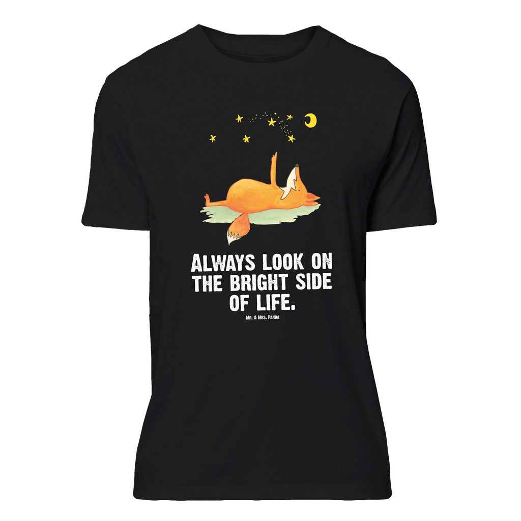 T-Shirt Standard Fuchs Sterne T-Shirt, Shirt, Tshirt, Lustiges T-Shirt, T-Shirt mit Spruch, Party, Junggesellenabschied, Jubiläum, Geburstag, Herrn, Damen, Männer, Frauen, Schlafshirt, Nachthemd, Sprüche, Fuchs, Füchse, tröstende Worte, Spruch positiv, Spruch schön, Romantik, Always Look on the Bright Side of Life