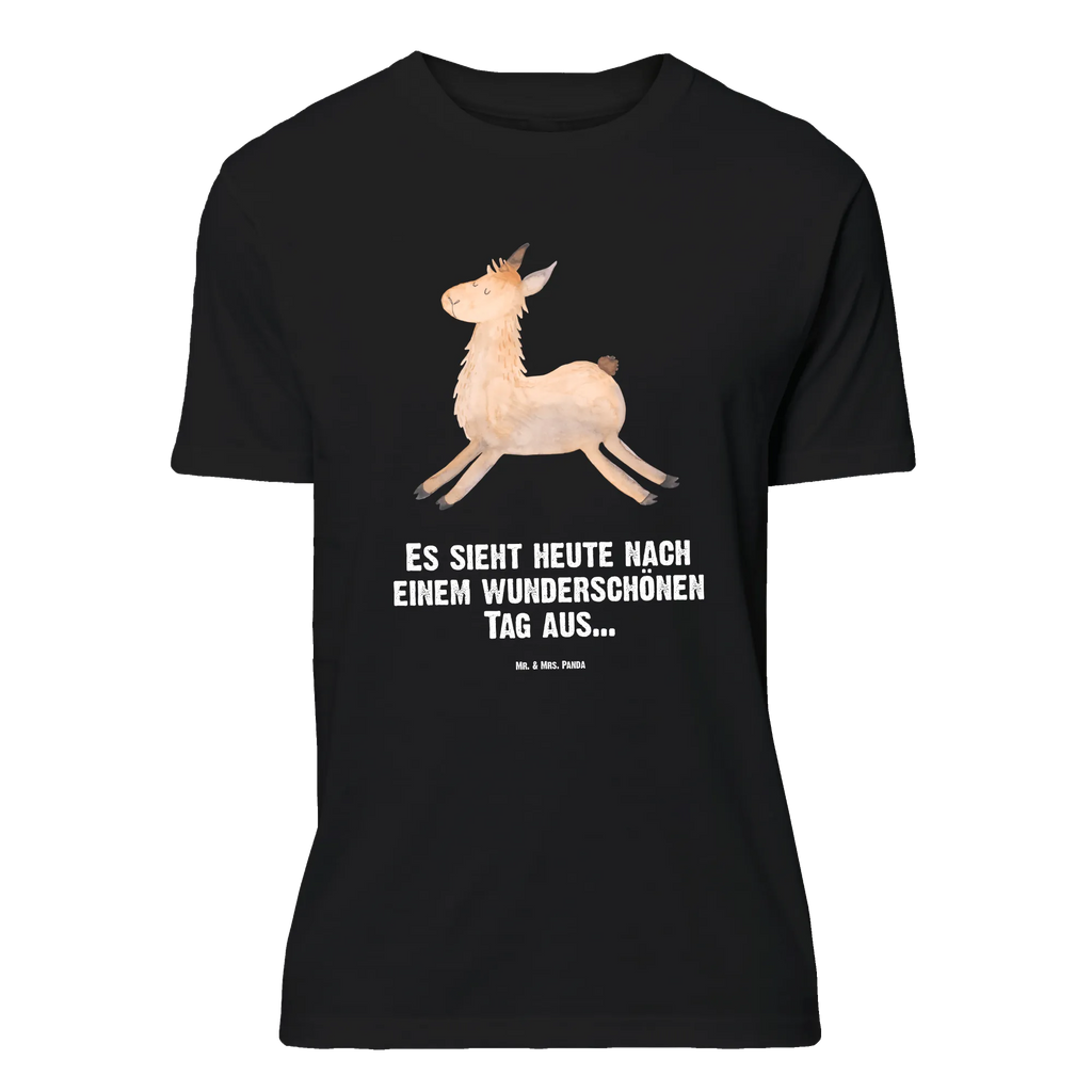 T-Shirt Standard Lama Springen T-Shirt, Shirt, Tshirt, Lustiges T-Shirt, T-Shirt mit Spruch, Party, Junggesellenabschied, Jubiläum, Geburstag, Herrn, Damen, Männer, Frauen, Schlafshirt, Nachthemd, Sprüche, Lama, Alpaka, Lamas, Lieblingstag, Happy day, fröhlich, Glück, Freundin, Liebeskummer, Neustart, guten Morgen, Start, Prüfung, Abitur