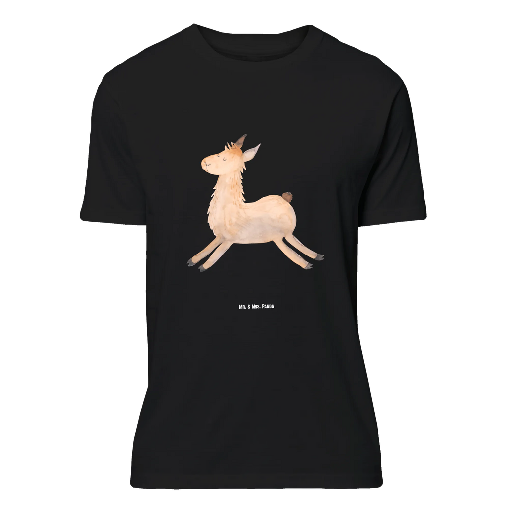 T-Shirt Standard Lama Springen T-Shirt, Shirt, Tshirt, Lustiges T-Shirt, T-Shirt mit Spruch, Party, Junggesellenabschied, Jubiläum, Geburstag, Herrn, Damen, Männer, Frauen, Schlafshirt, Nachthemd, Sprüche, Lama, Alpaka, Lamas, Lieblingstag, Happy day, fröhlich, Glück, Freundin, Liebeskummer, Neustart, guten Morgen, Start, Prüfung, Abitur