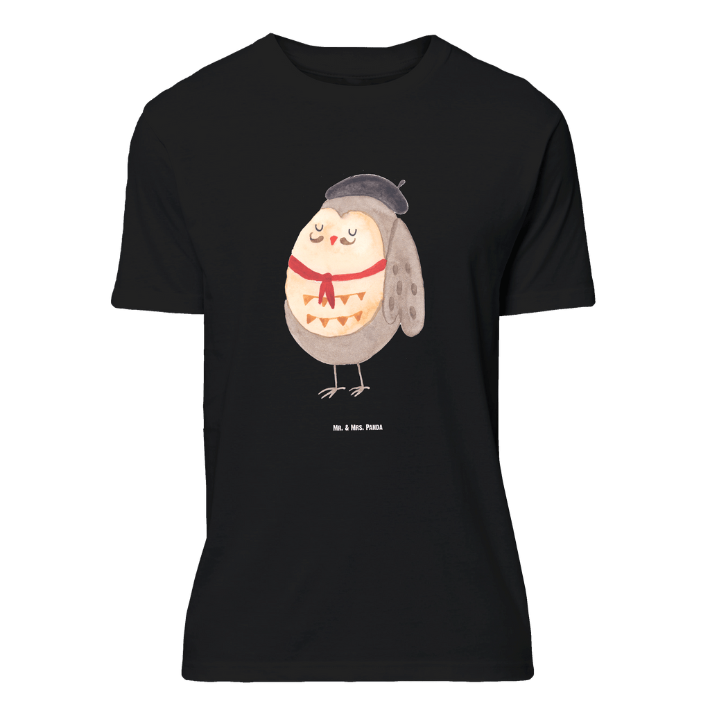 T-Shirt Standard Eule Frankreich T-Shirt, Shirt, Tshirt, Lustiges T-Shirt, T-Shirt mit Spruch, Party, Junggesellenabschied, Jubiläum, Geburstag, Herrn, Damen, Männer, Frauen, Schlafshirt, Nachthemd, Sprüche, Eule, Eulen, Eule Deko, Owl, hibou, La vie est belle, das Leben ist schön, Spruch schön, Spruch Französisch, Frankreich