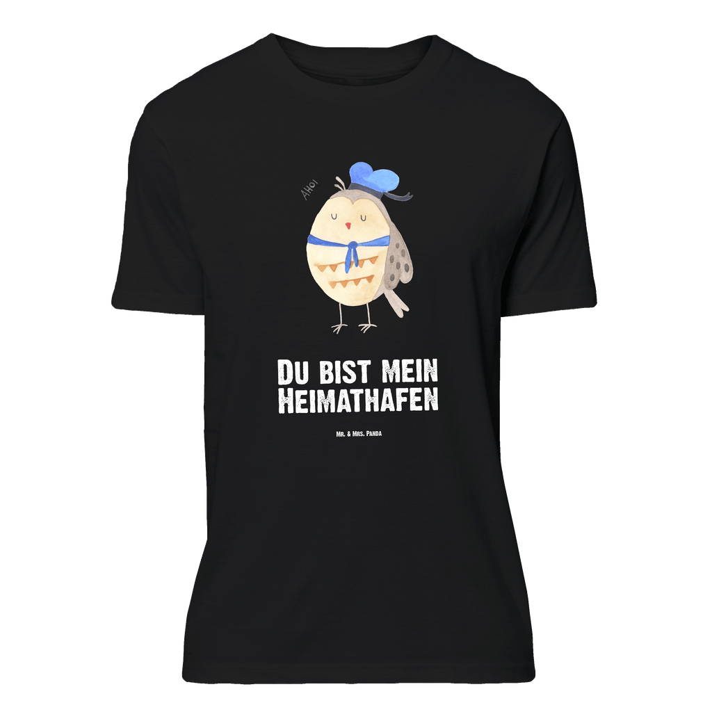 T-Shirt Standard Eule Matrose T-Shirt, Shirt, Tshirt, Lustiges T-Shirt, T-Shirt mit Spruch, Party, Junggesellenabschied, Jubiläum, Geburstag, Herrn, Damen, Männer, Frauen, Schlafshirt, Nachthemd, Sprüche, Eule, Eule Spruch, Eule Deko, Owl, Wortspiel lustig, Matrose, Freundin, Ehe, Seefahrer, Heimathafen, Hochzeitstag Geschenk