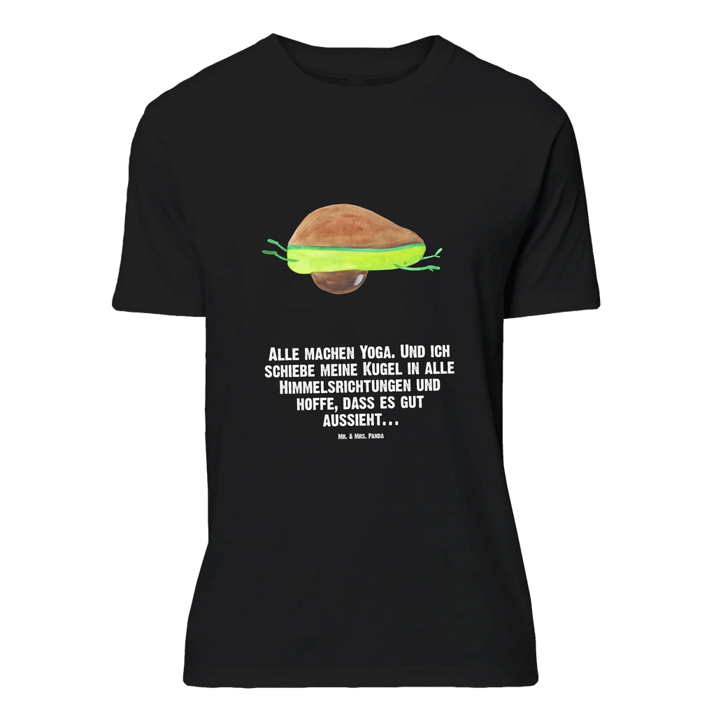 T-Shirt Standard Avocado Yoga T-Shirt, Shirt, Tshirt, Lustiges T-Shirt, T-Shirt mit Spruch, Party, Junggesellenabschied, Jubiläum, Geburstag, Herrn, Damen, Männer, Frauen, Schlafshirt, Nachthemd, Sprüche, Avocado, Veggie, Vegan, Gesund, Avocado Yoga Vegan