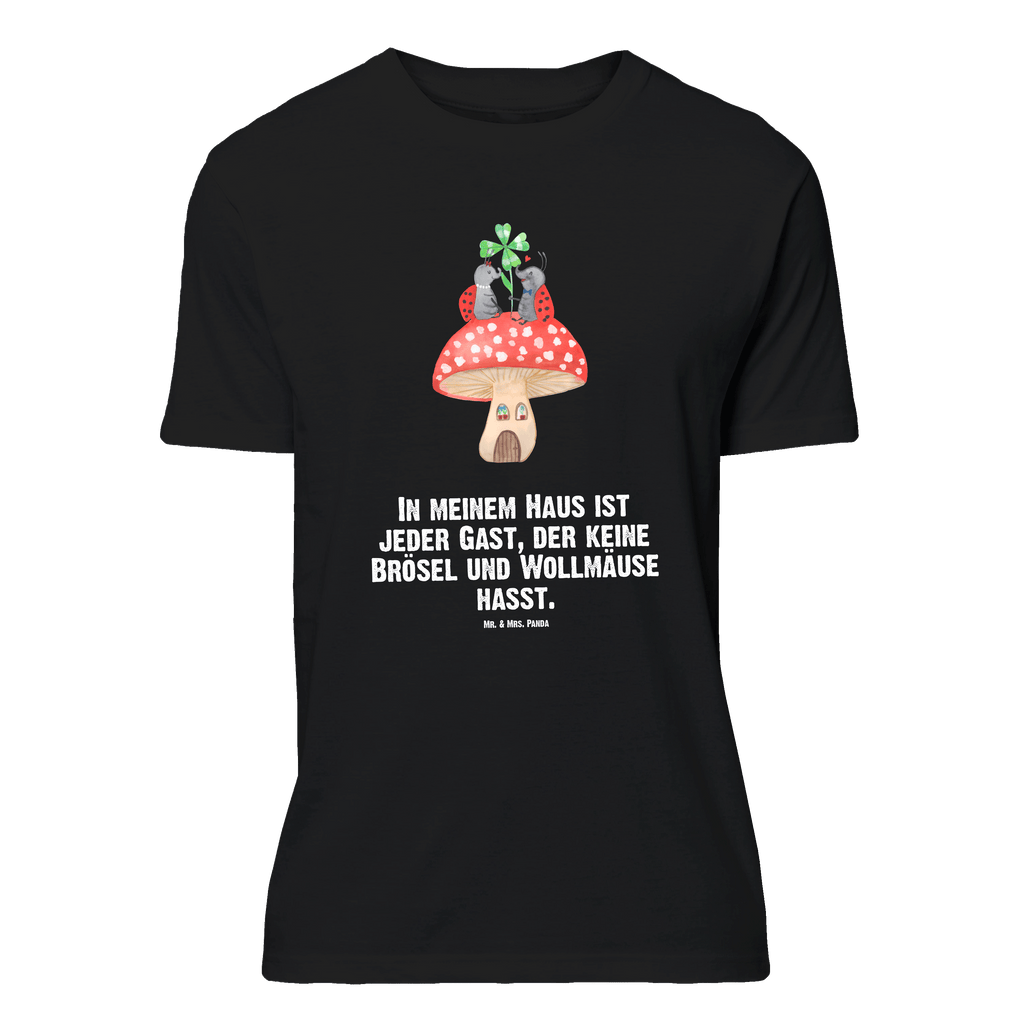 T-Shirt Standard Marienkäfer Paar Fliegenpilz T-Shirt, Shirt, Tshirt, Lustiges T-Shirt, T-Shirt mit Spruch, Party, Junggesellenabschied, Jubiläum, Geburstag, Herrn, Damen, Männer, Frauen, Schlafshirt, Nachthemd, Sprüche, Tiermotive, Gute Laune, lustige Sprüche, Tiere, Haus, Wohnung, zuhause, Fliegenpilz, Marienkäfer, Fleigenpilzhaus