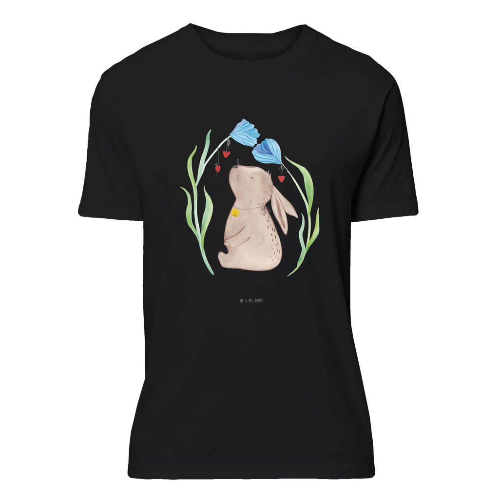 T-Shirt Standard Hase Blume T-Shirt, Shirt, Tshirt, Lustiges T-Shirt, T-Shirt mit Spruch, Party, Junggesellenabschied, Jubiläum, Geburstag, Herrn, Damen, Männer, Frauen, Schlafshirt, Nachthemd, Sprüche, Ostern, Osterhase, Ostergeschenke, Osternest, Osterdeko, Geschenke zu Ostern, Ostern Geschenk, Ostergeschenke Kinder, Ostern Kinder, Hase, Kaninchen, Kind, Taufe, Taufgeschenk, Geburt, Schwangerschaft, erstes Kind, Kindergeburtstag, Geburtstag, Hoffnung, Träume